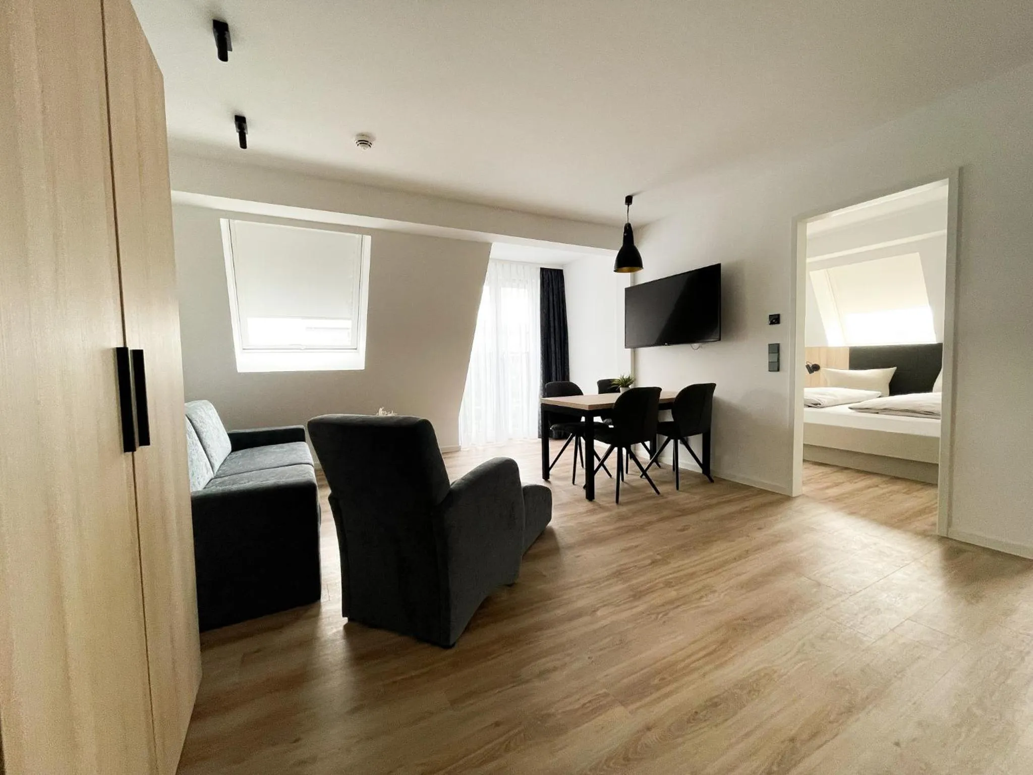 Photo of the whole room, Bed in HOLI City Apart Hotel Berlin