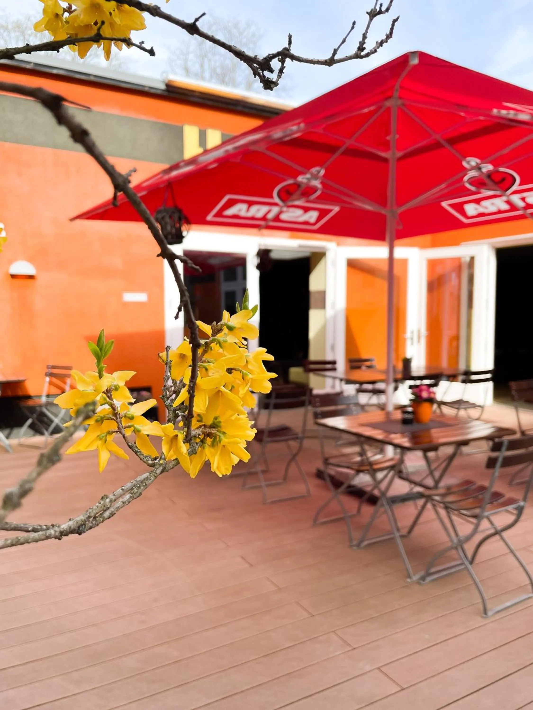 Patio in HOLI City Apart Hotel Berlin