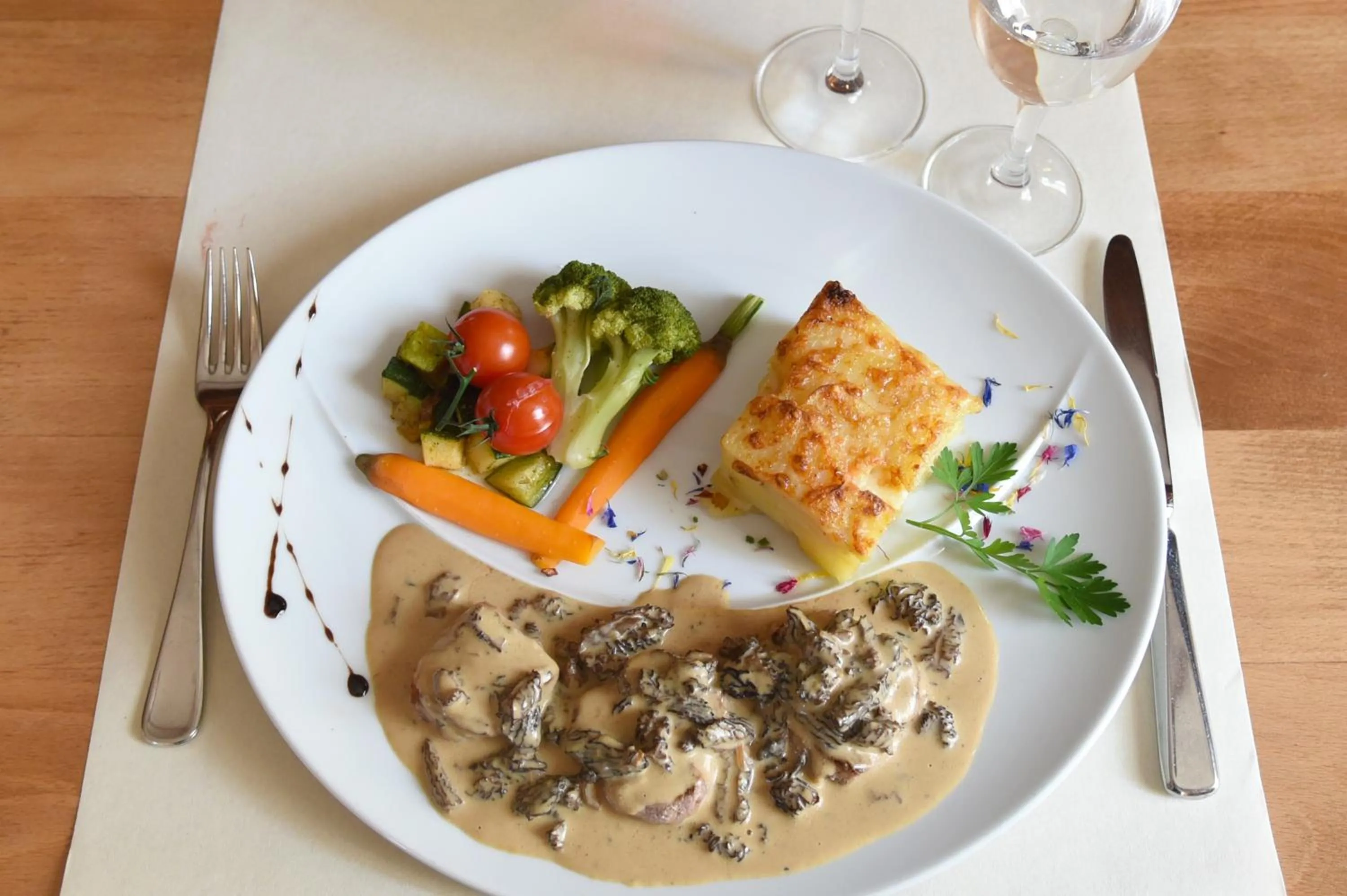 Restaurant/places to eat in Hôtel de l'Aigle