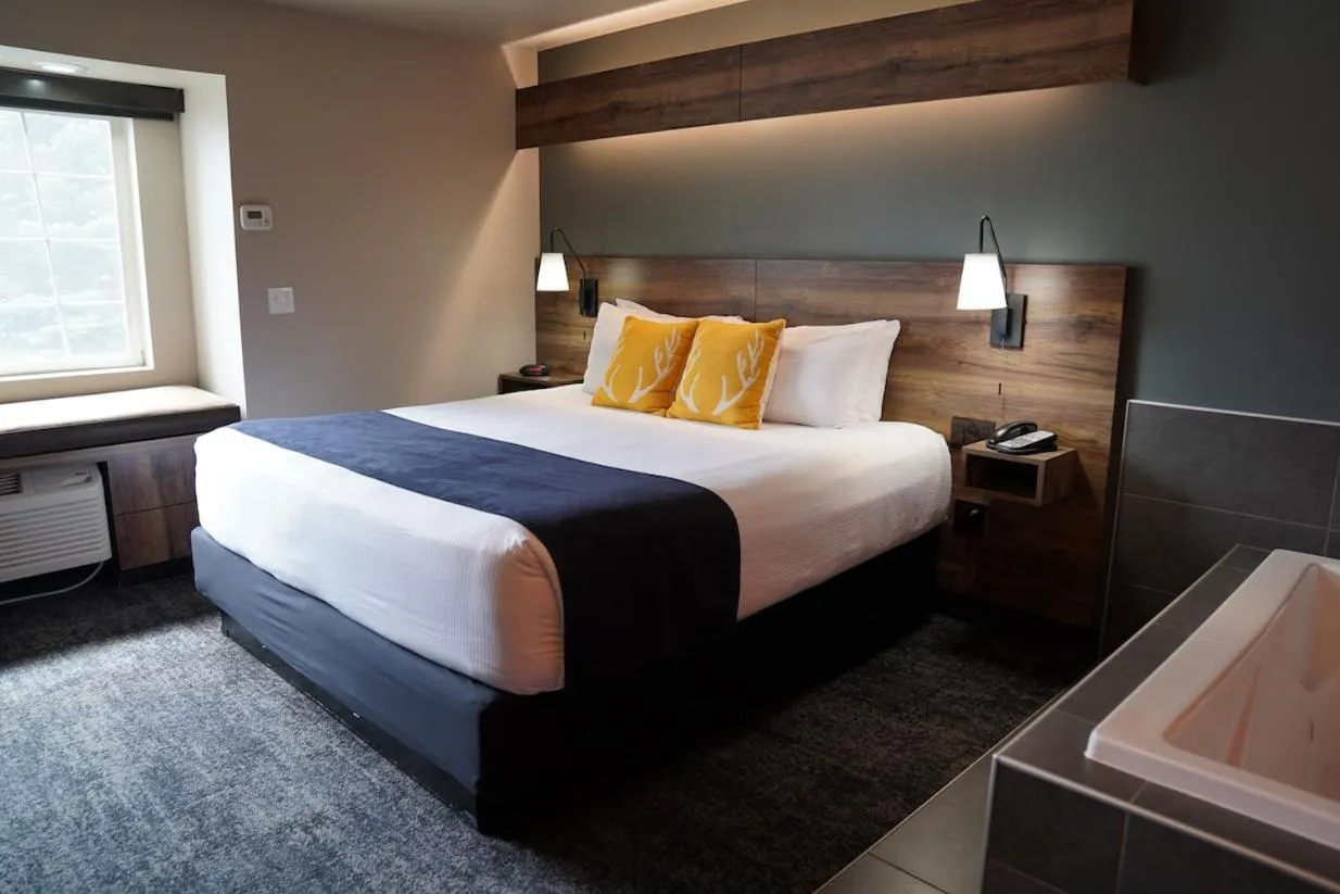 Bedroom, Bed in Hotel Ruby Sandpoint