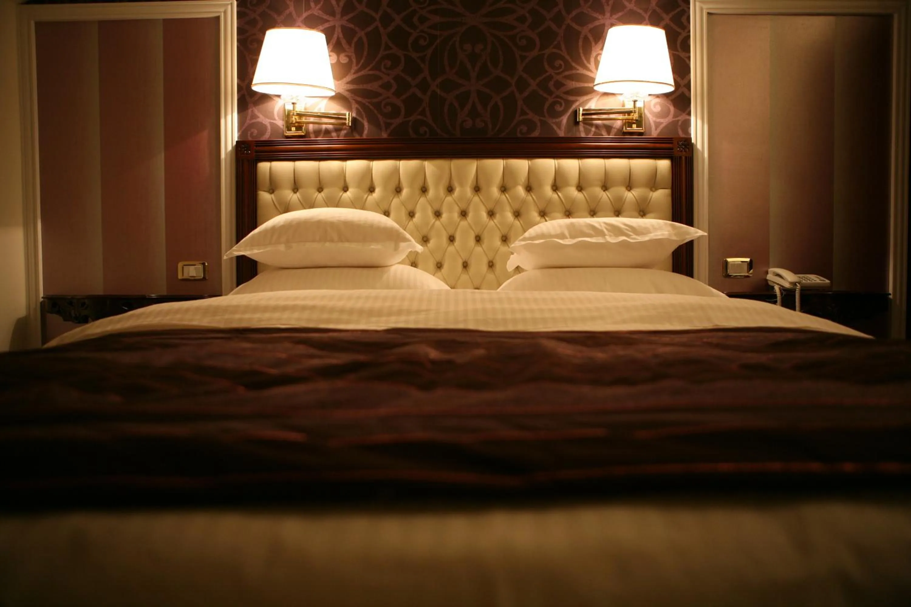 Bed in Hotel Villa Viktorija