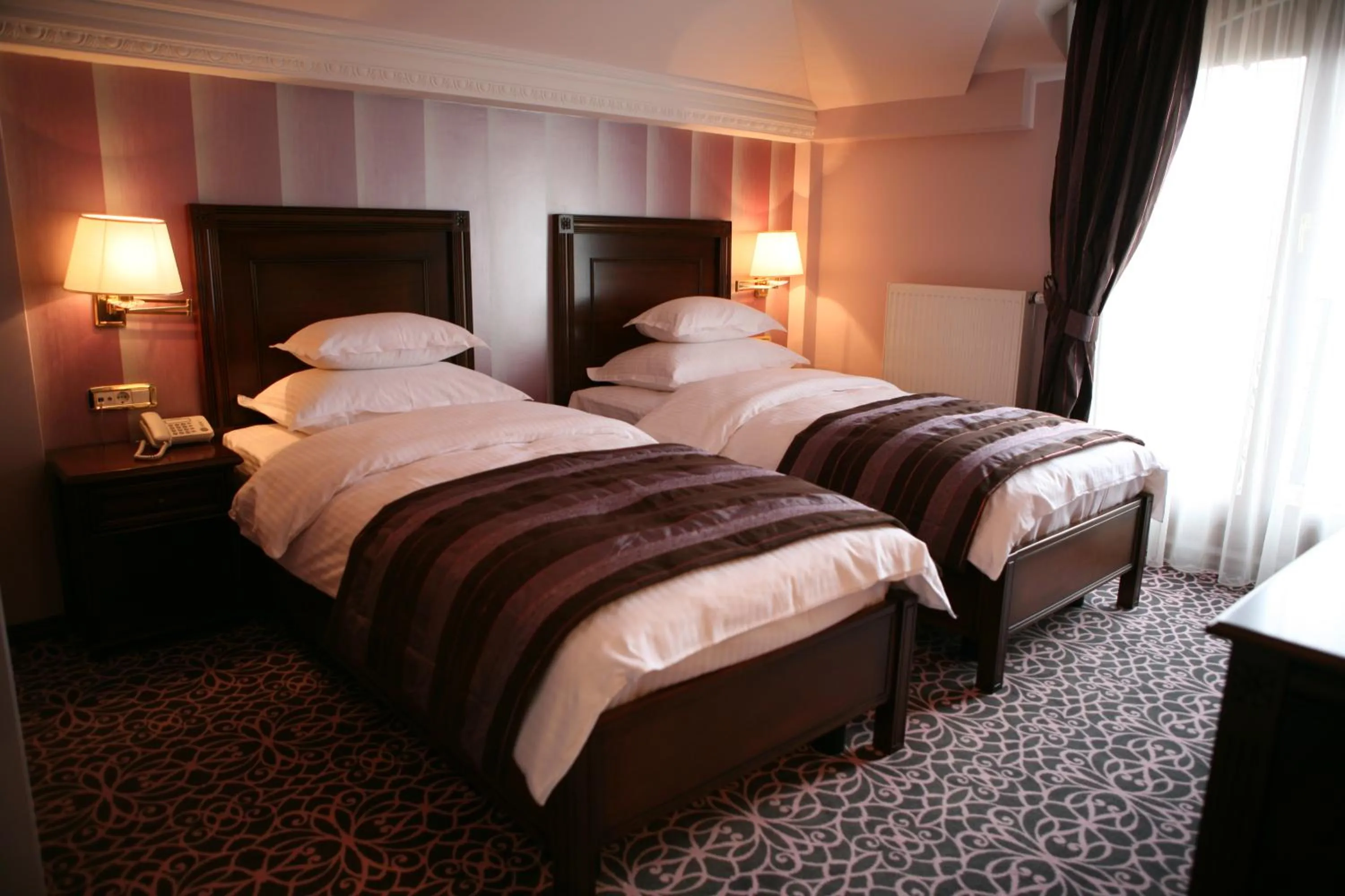 Bed in Hotel Villa Viktorija