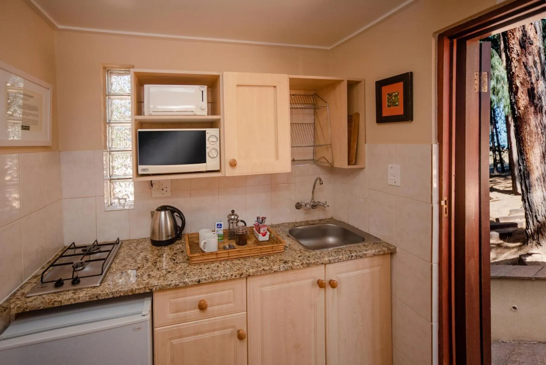 Kitchen or kitchenette in Stonecutters Lodge