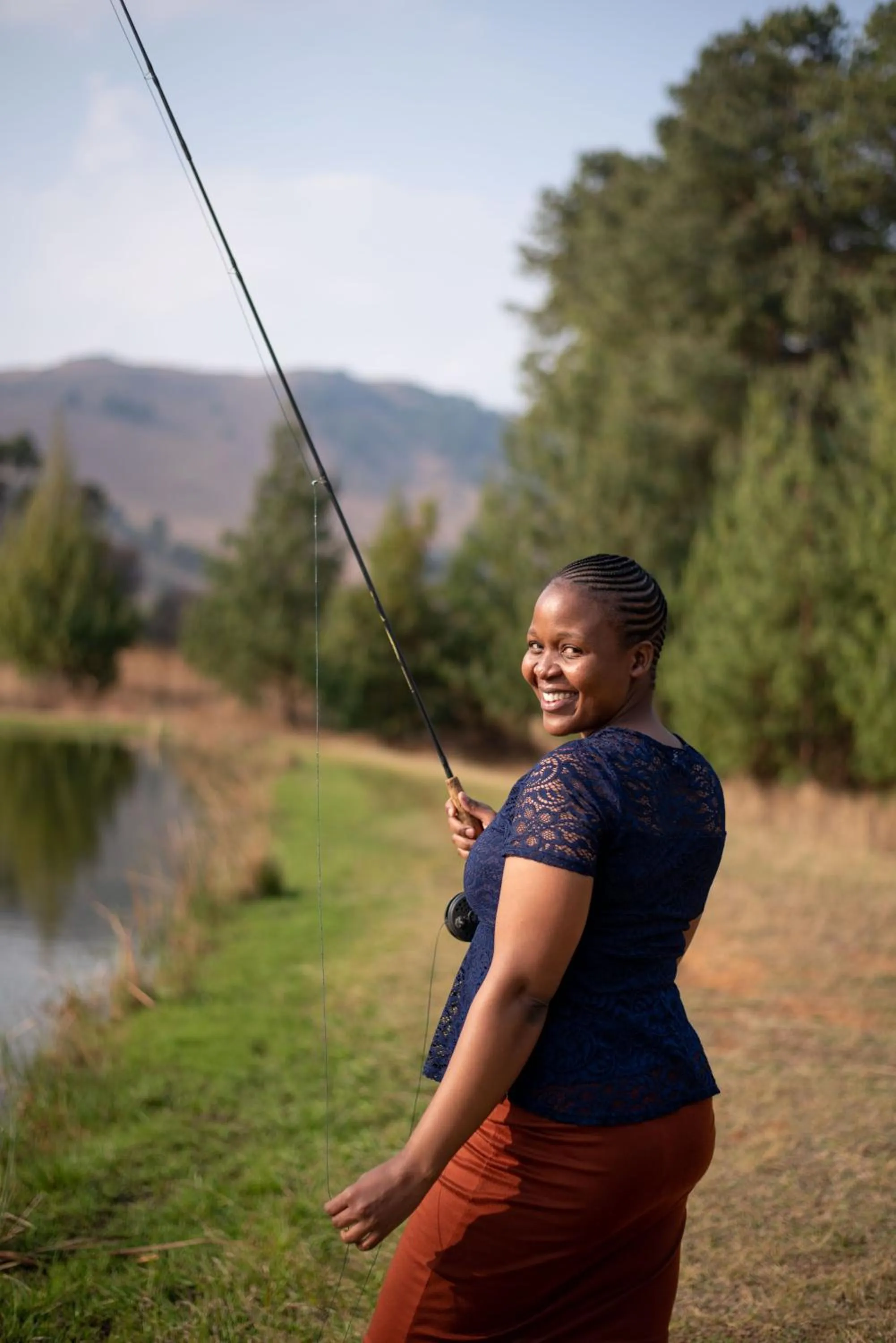 Fishing in Stonecutters Lodge