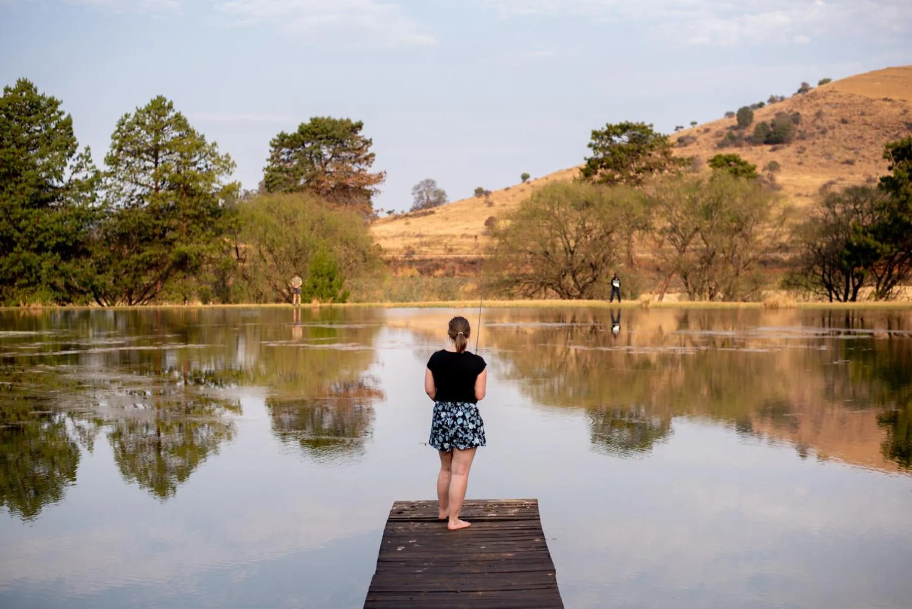People in Stonecutters Lodge