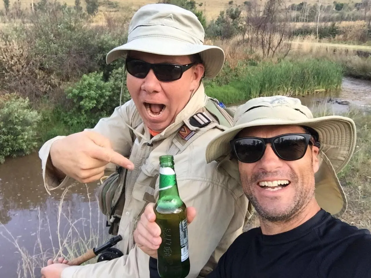 Fishing in Stonecutters Lodge