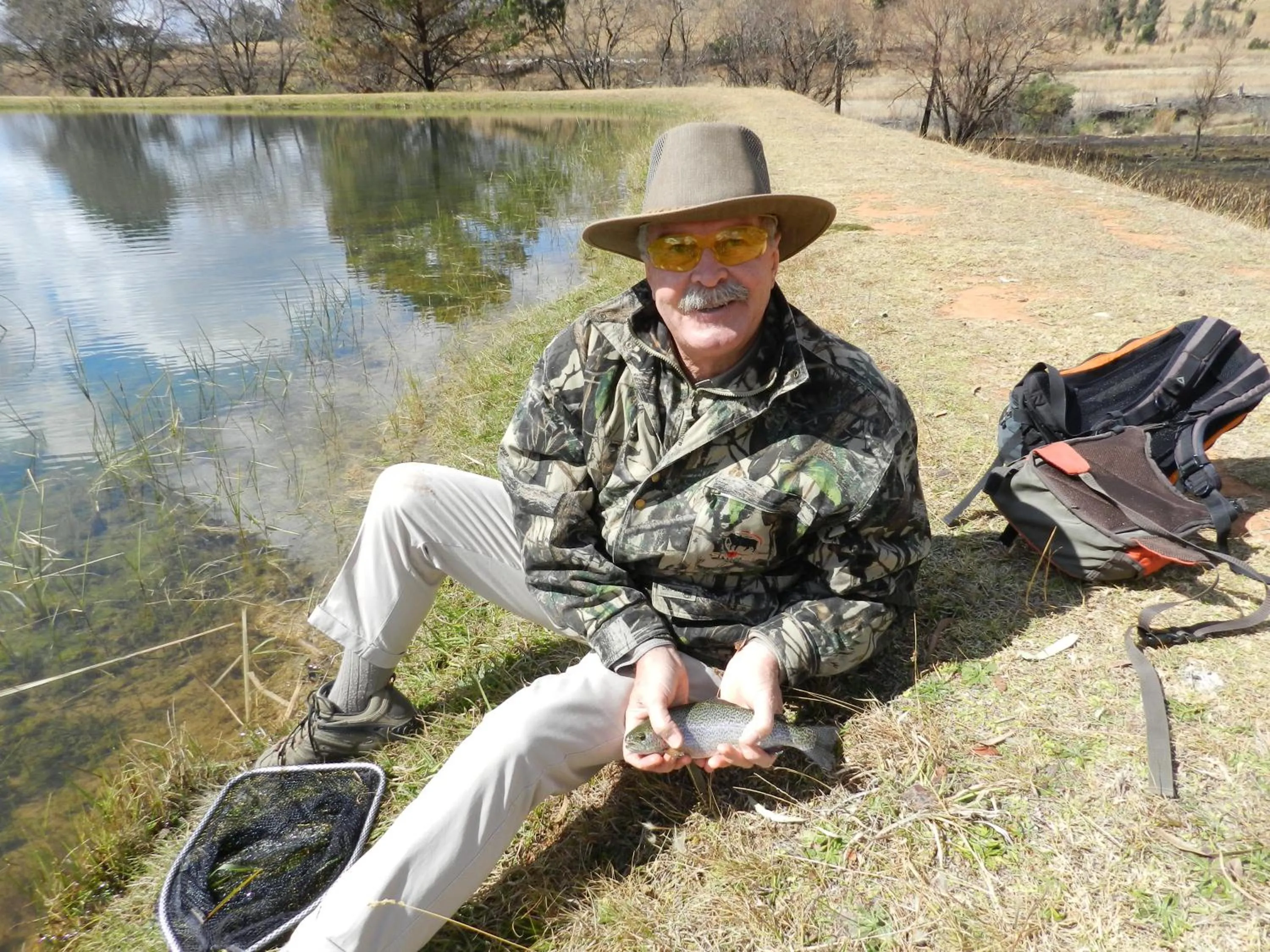 Fishing in Stonecutters Lodge