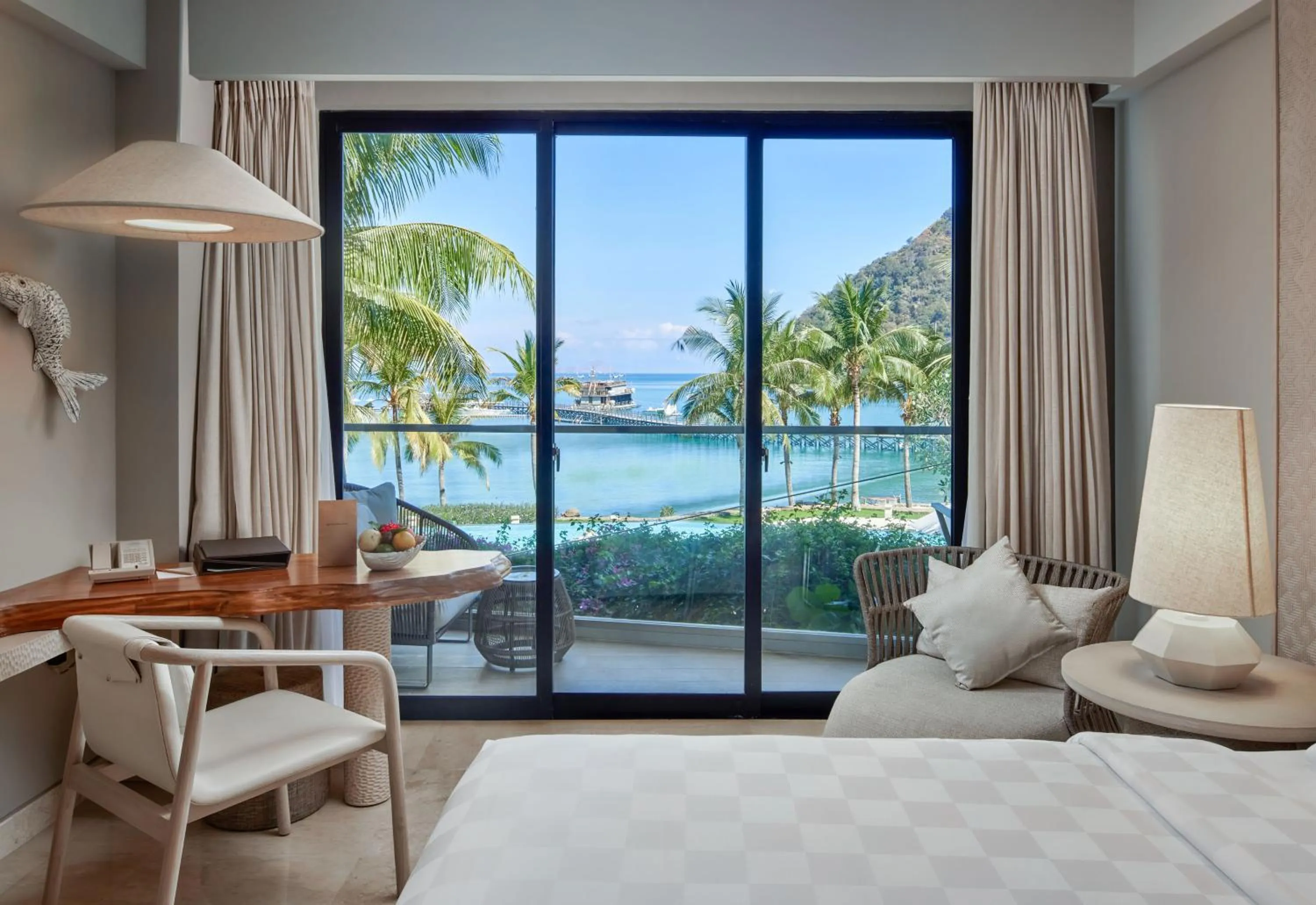 View (from property/room), Bed in AYANA Komodo Waecicu Beach