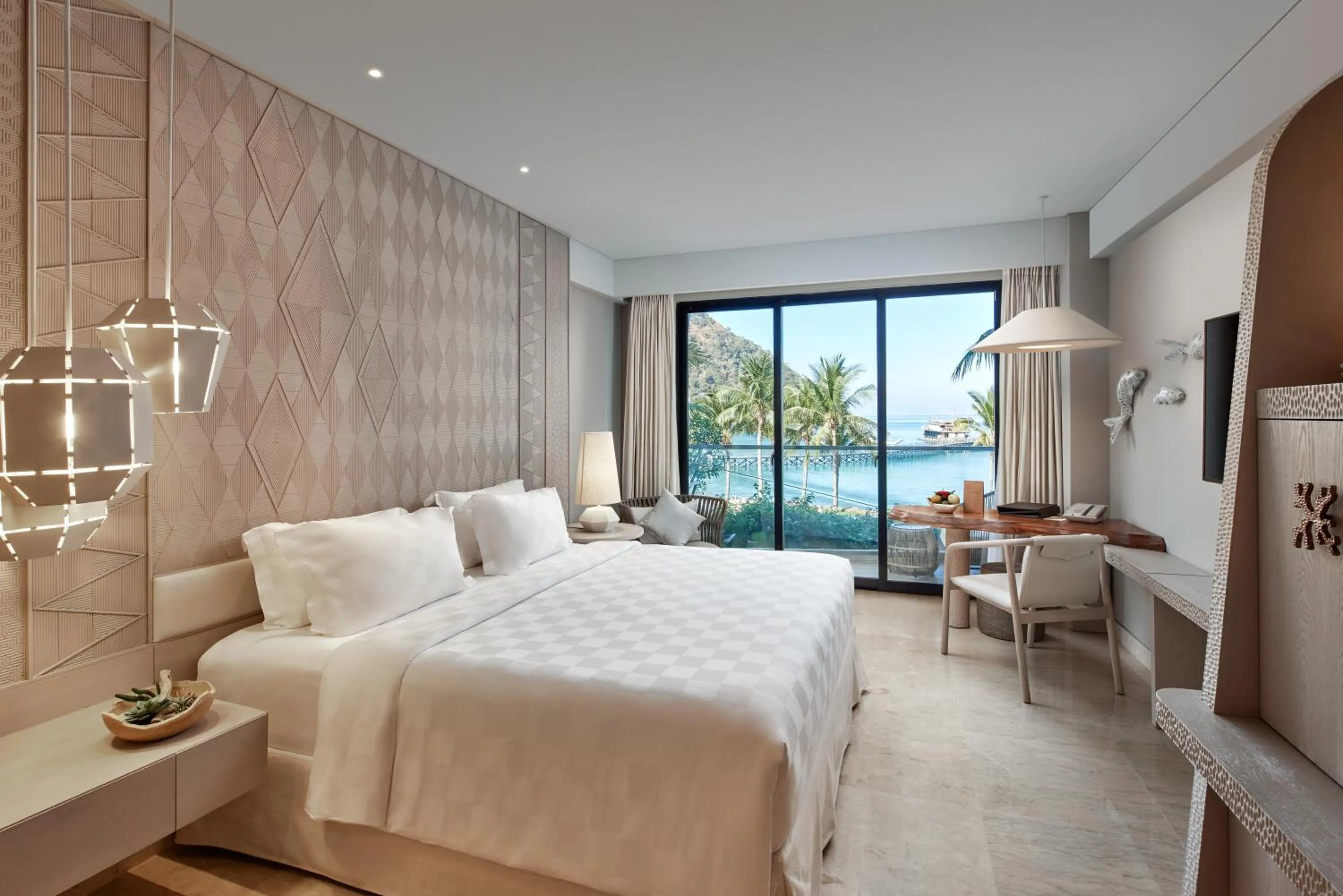 Living room, Bed in AYANA Komodo Waecicu Beach