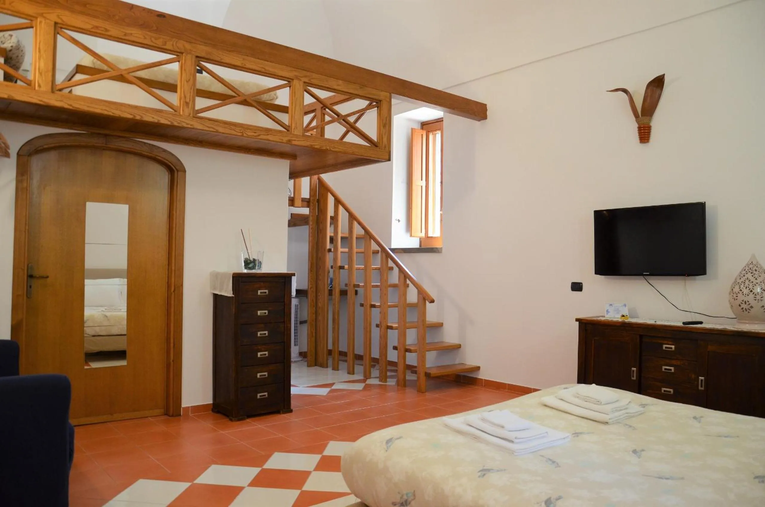 Bedroom in L'Antico Episcopio