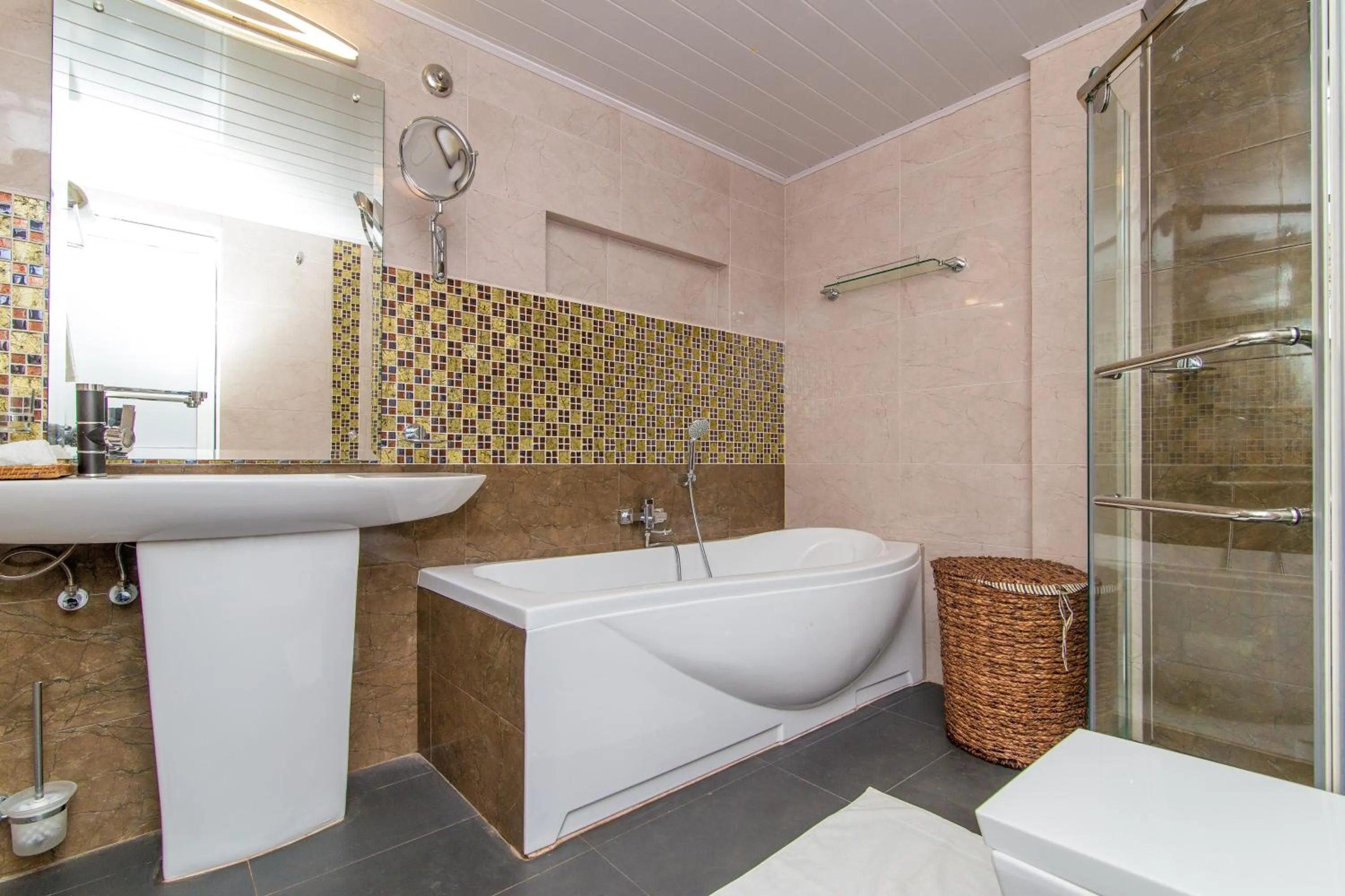 Shower in The Forest and Lake by Schofieldshire