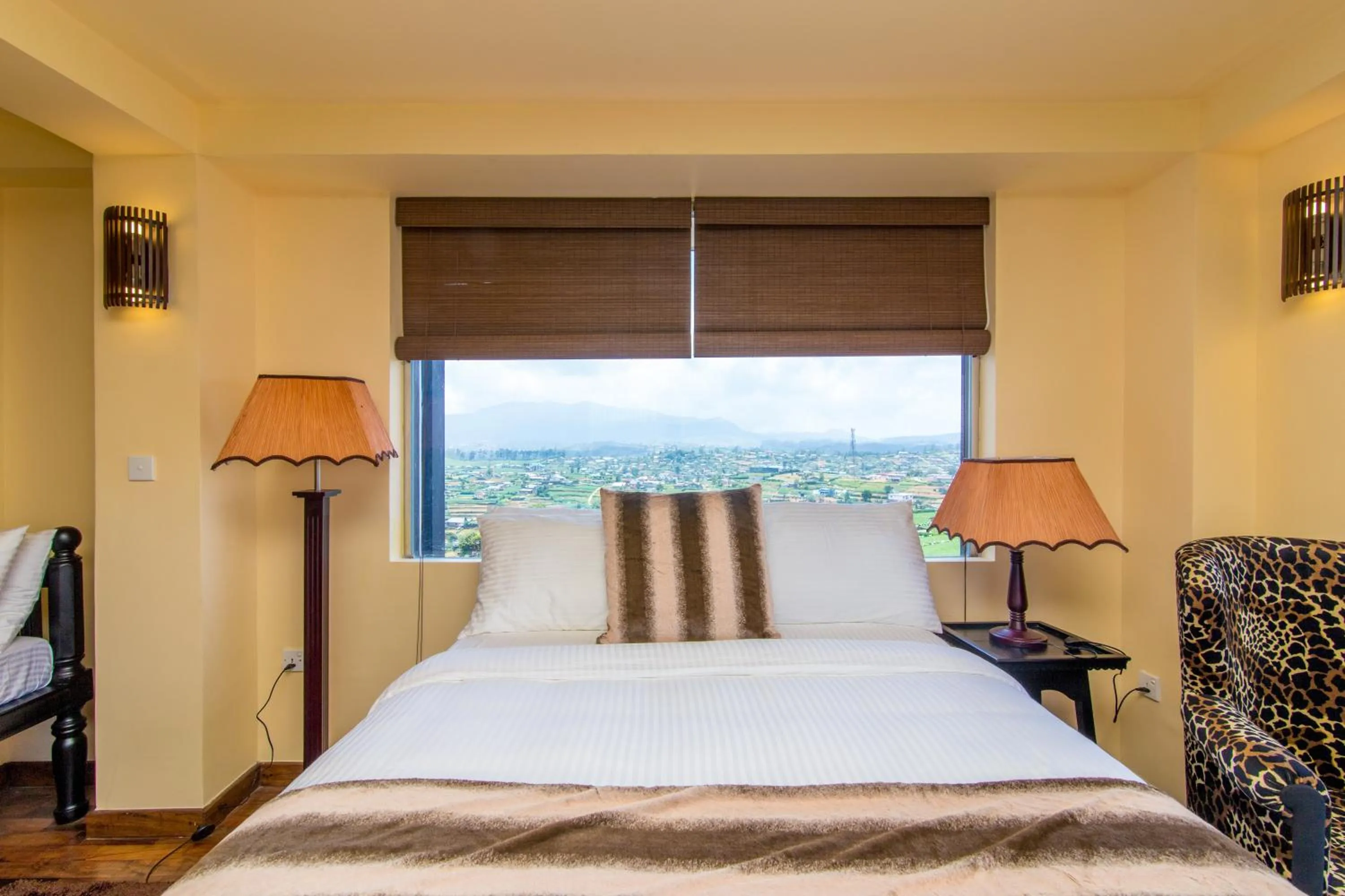 Bed in The Forest and Lake by Schofieldshire