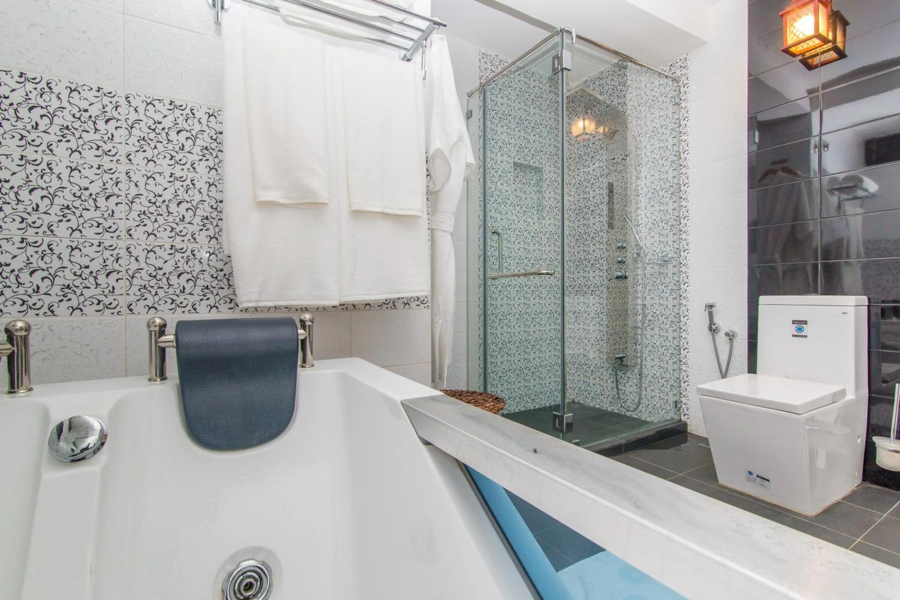 Shower in The Forest and Lake by Schofieldshire