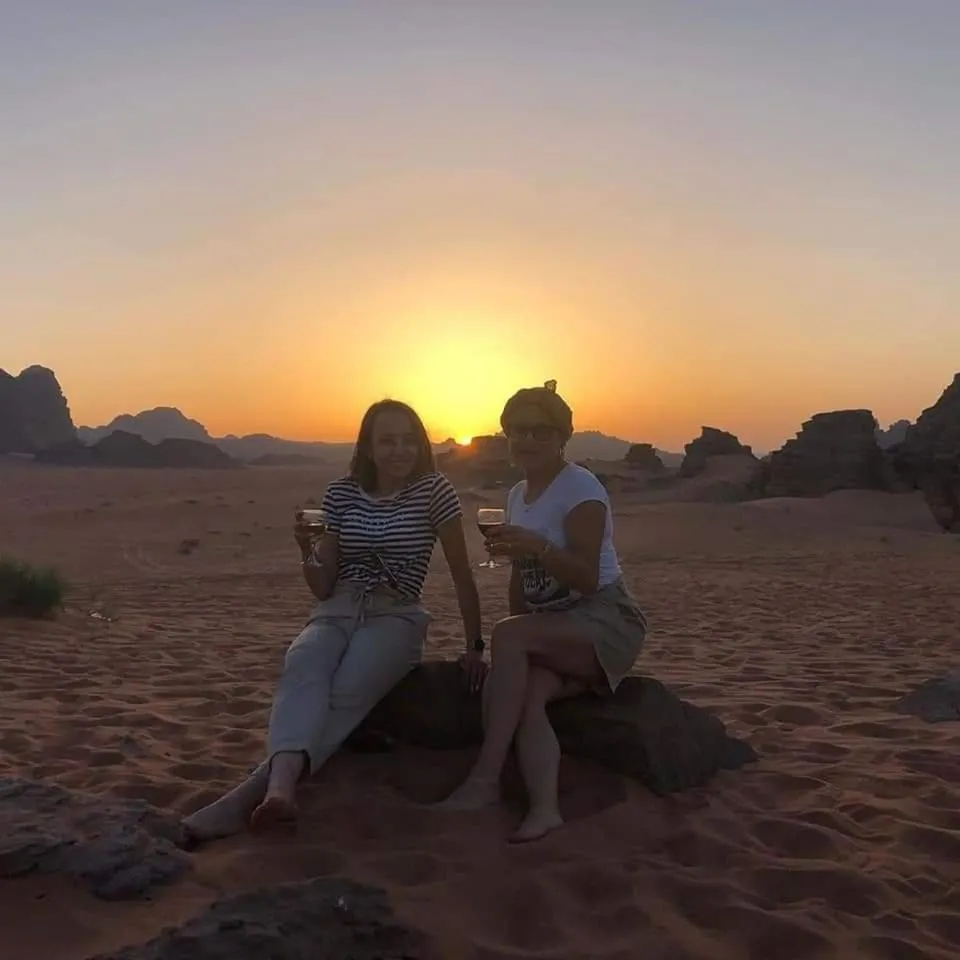 People in Mazayen Rum Camp