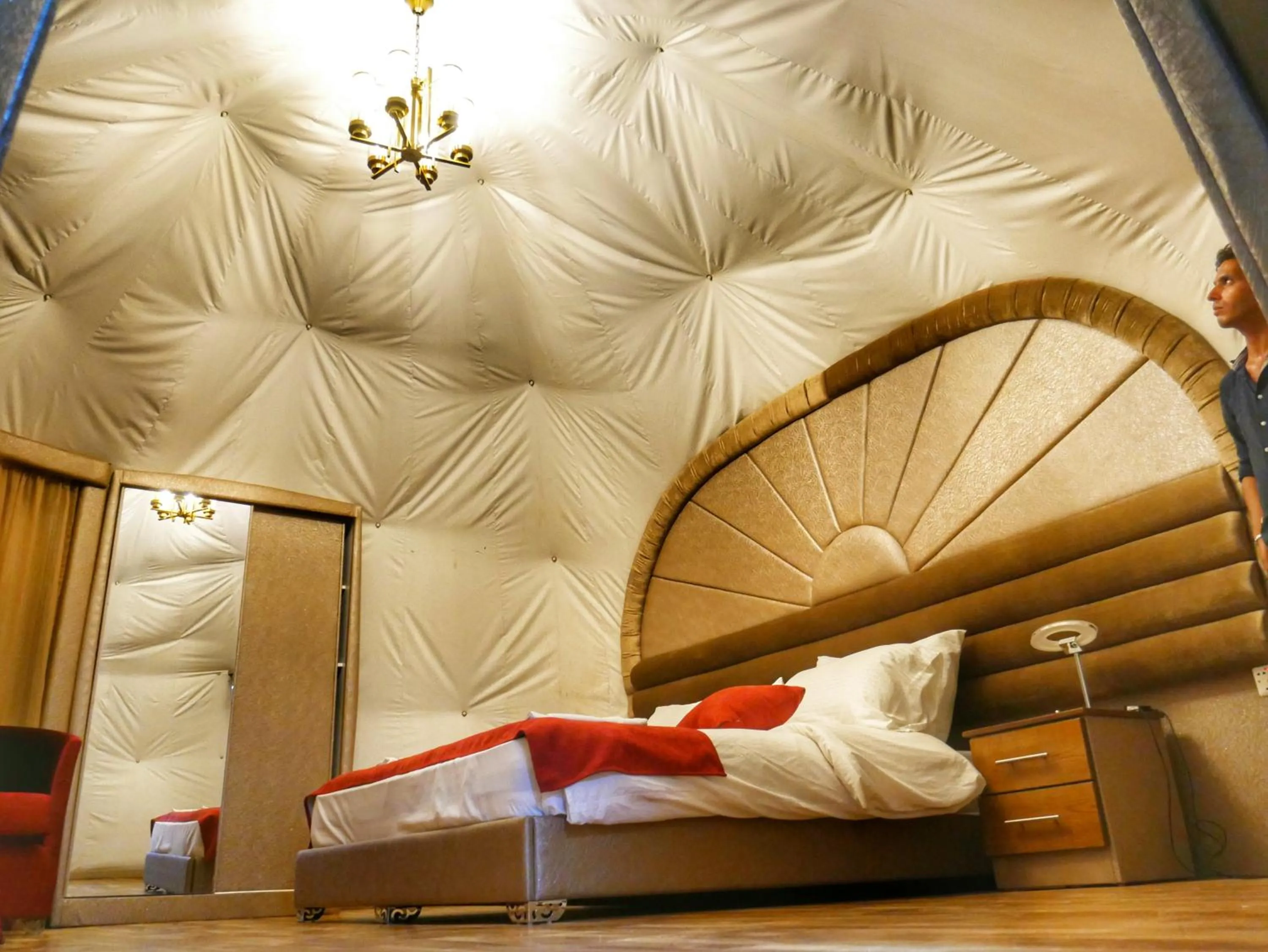 Bed in Mazayen Rum Camp