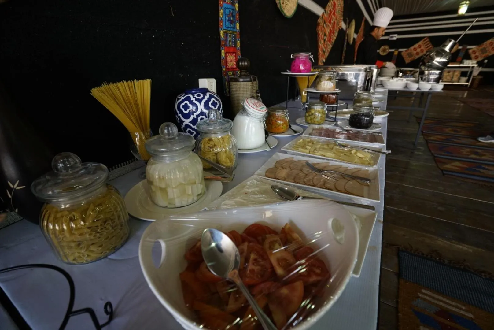 Food close-up in Mazayen Rum Camp