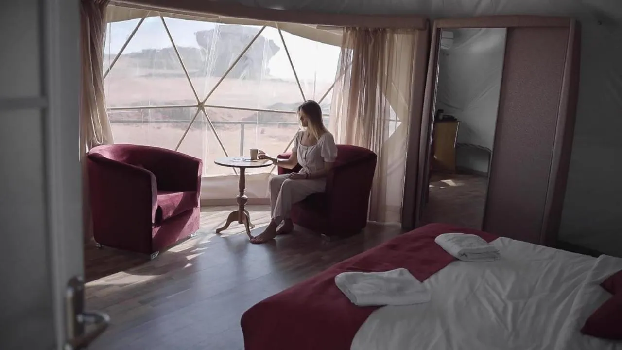 Bed in Mazayen Rum Camp