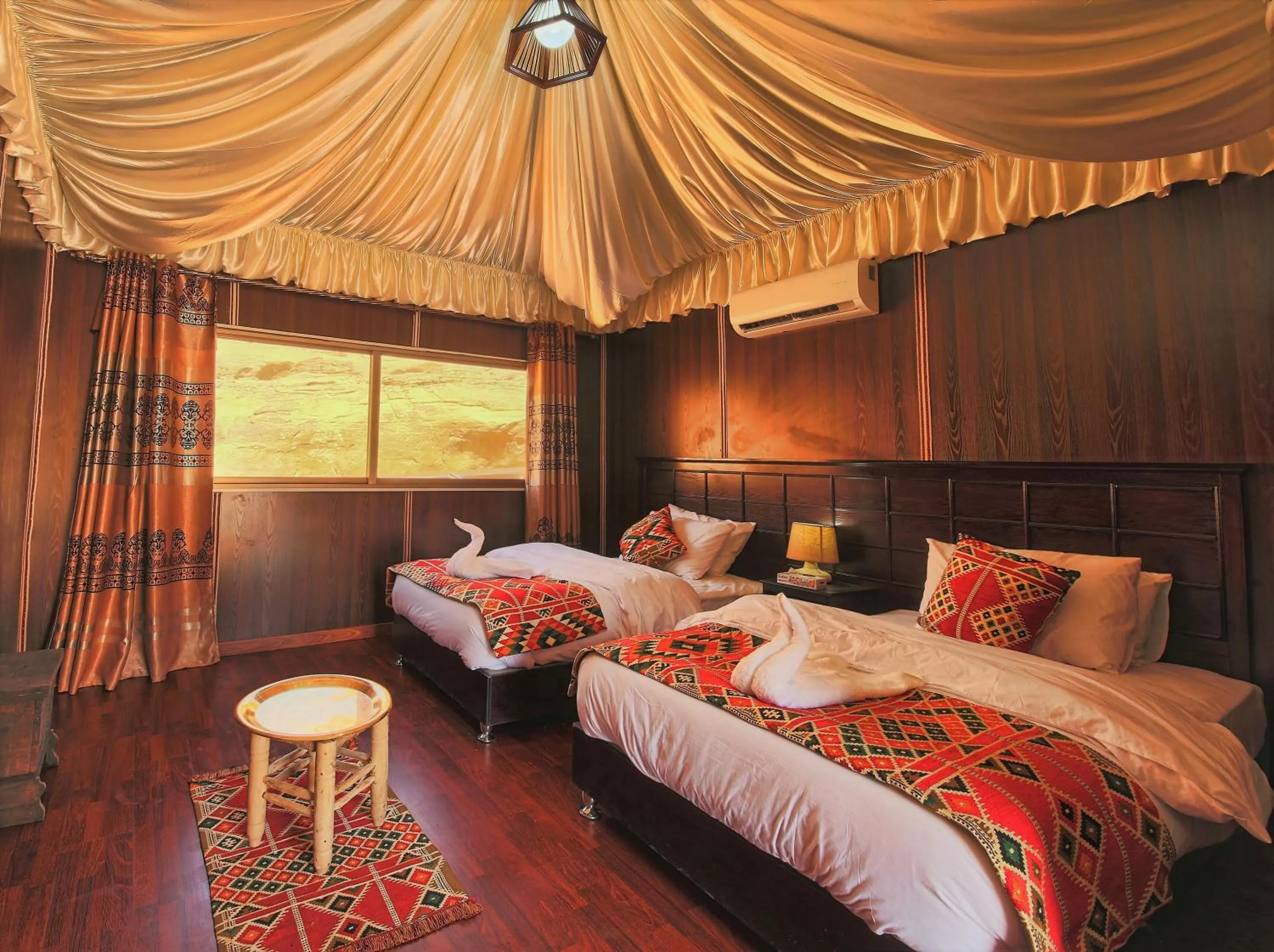 Bed in Mazayen Rum Camp