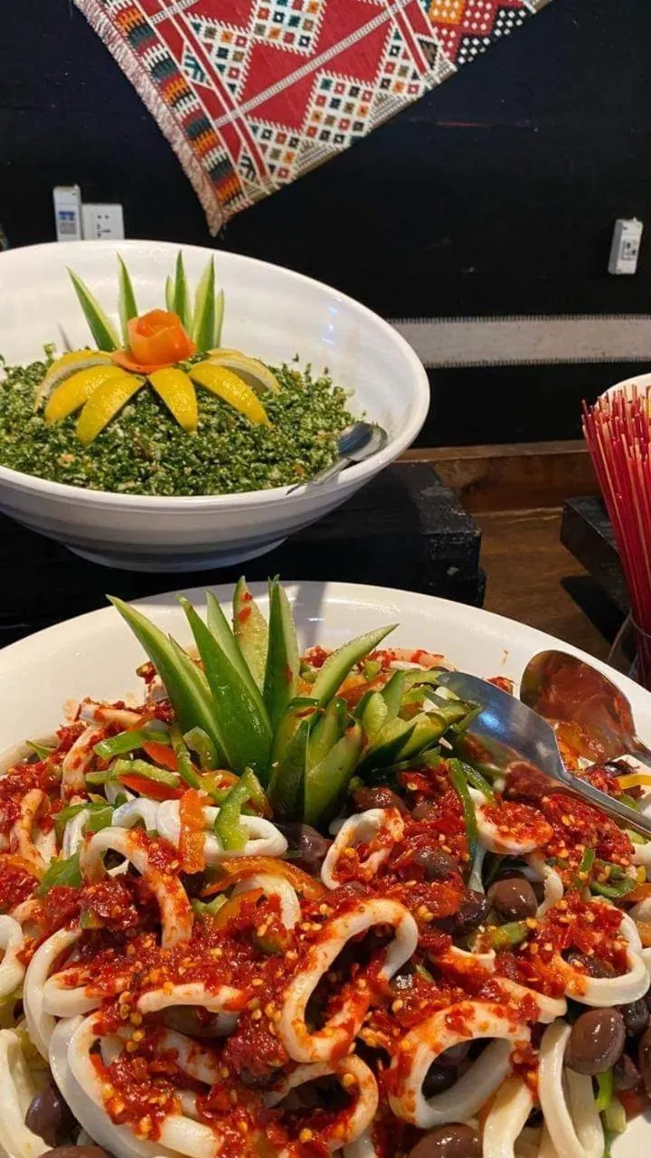 Food close-up in Mazayen Rum Camp