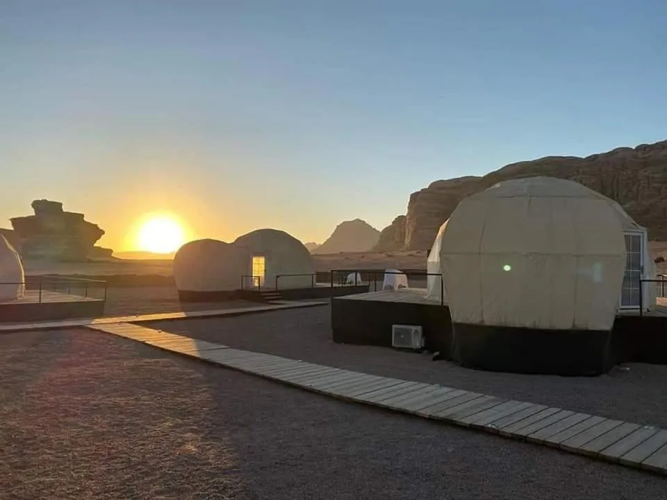 Bedroom in Mazayen Rum Camp