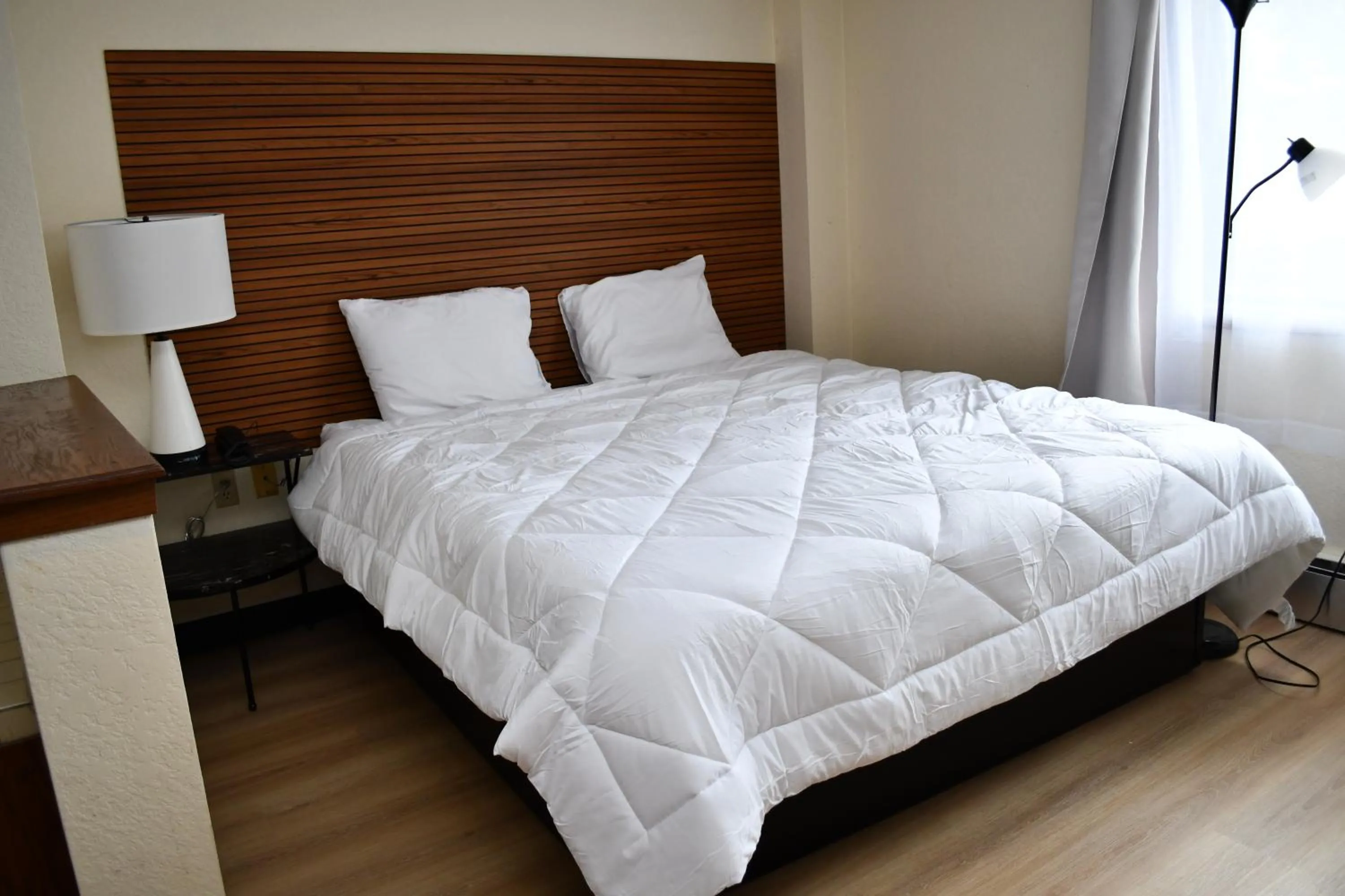 Bed in American Motel Waseca