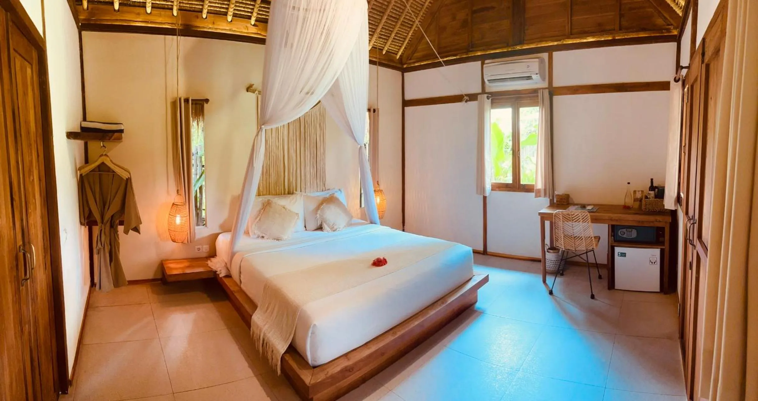 Bed in Green Escape Eco Resort