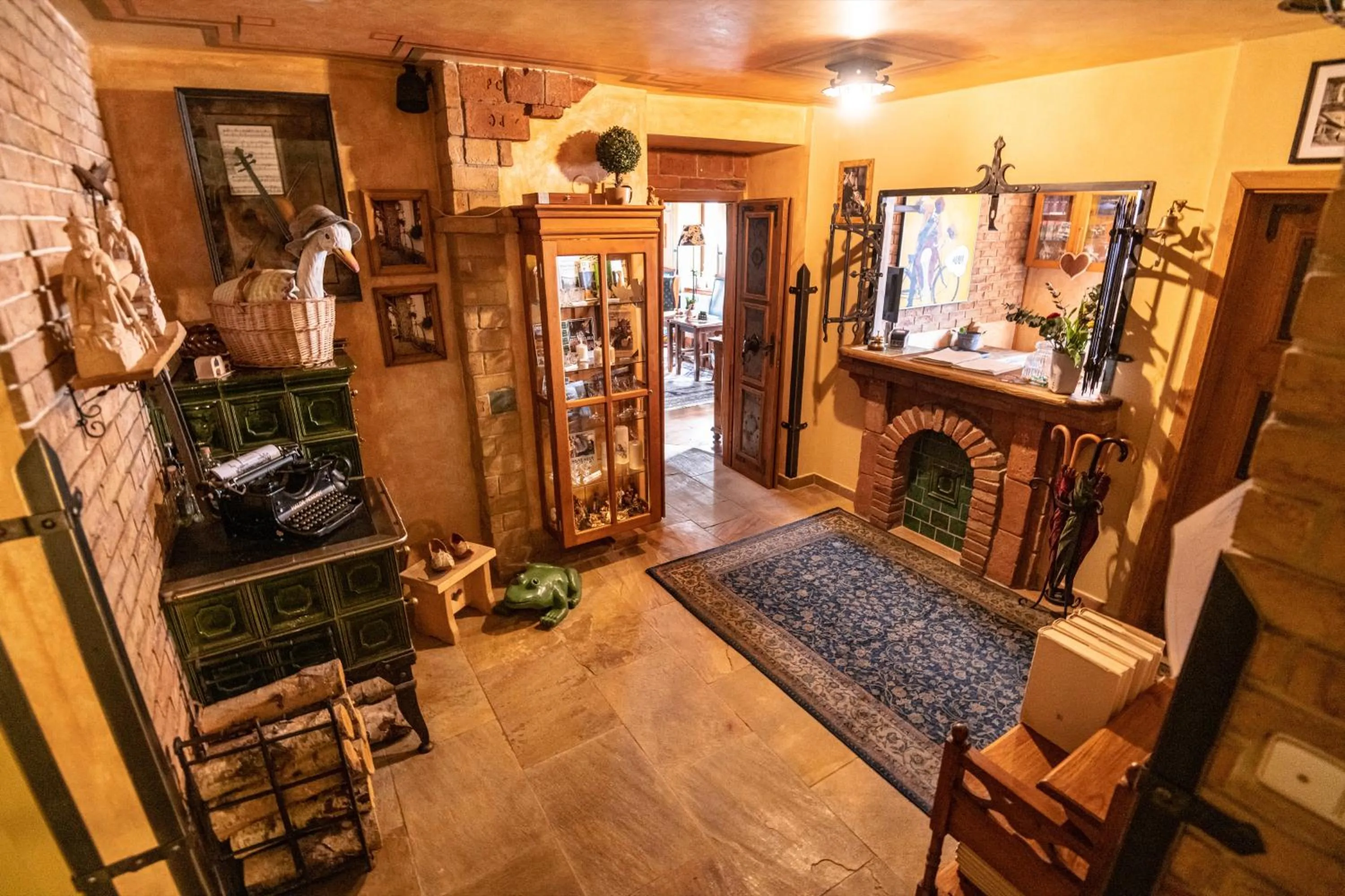 Lobby or reception in Šumava Inn