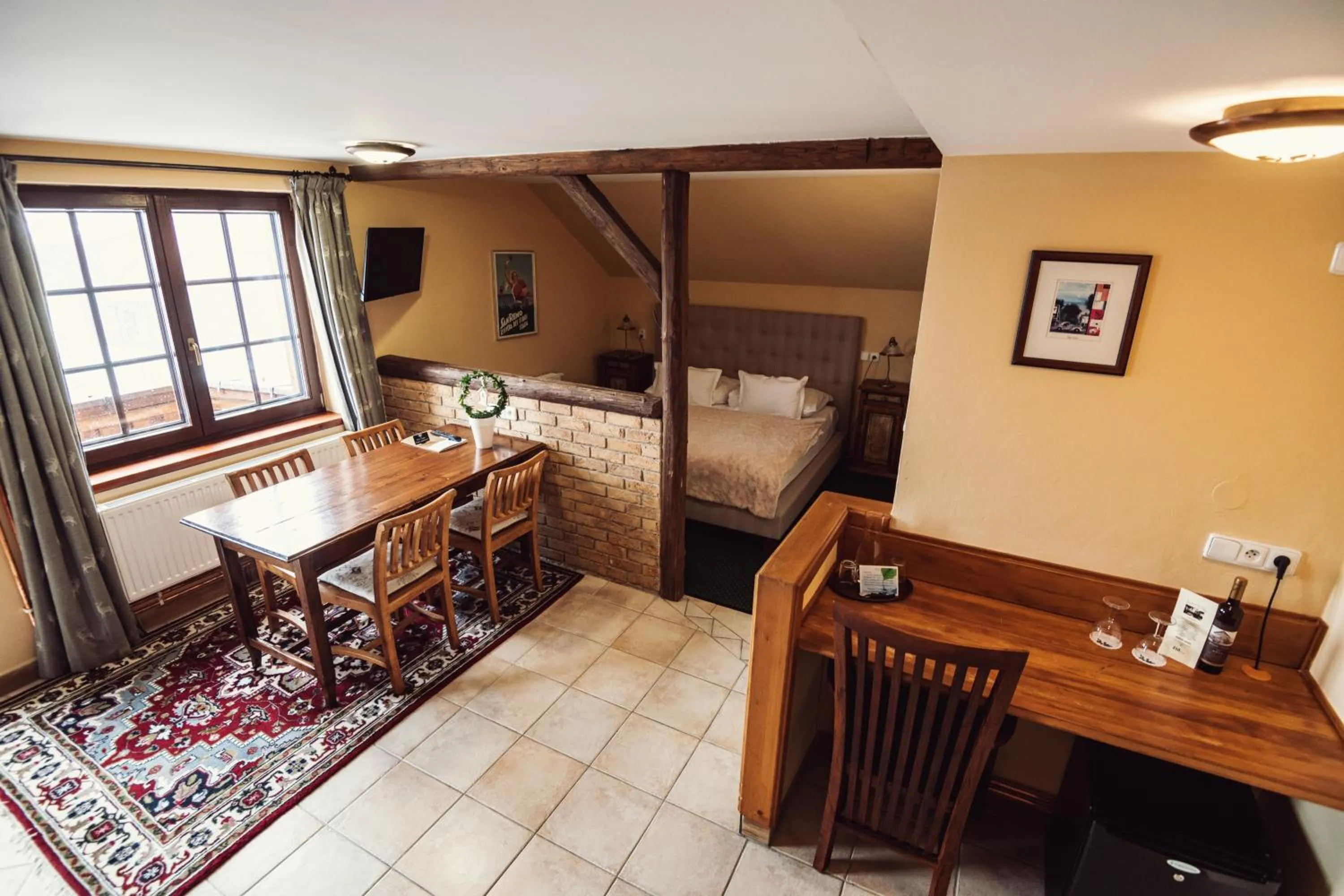 Photo of the whole room, Bed in Šumava Inn