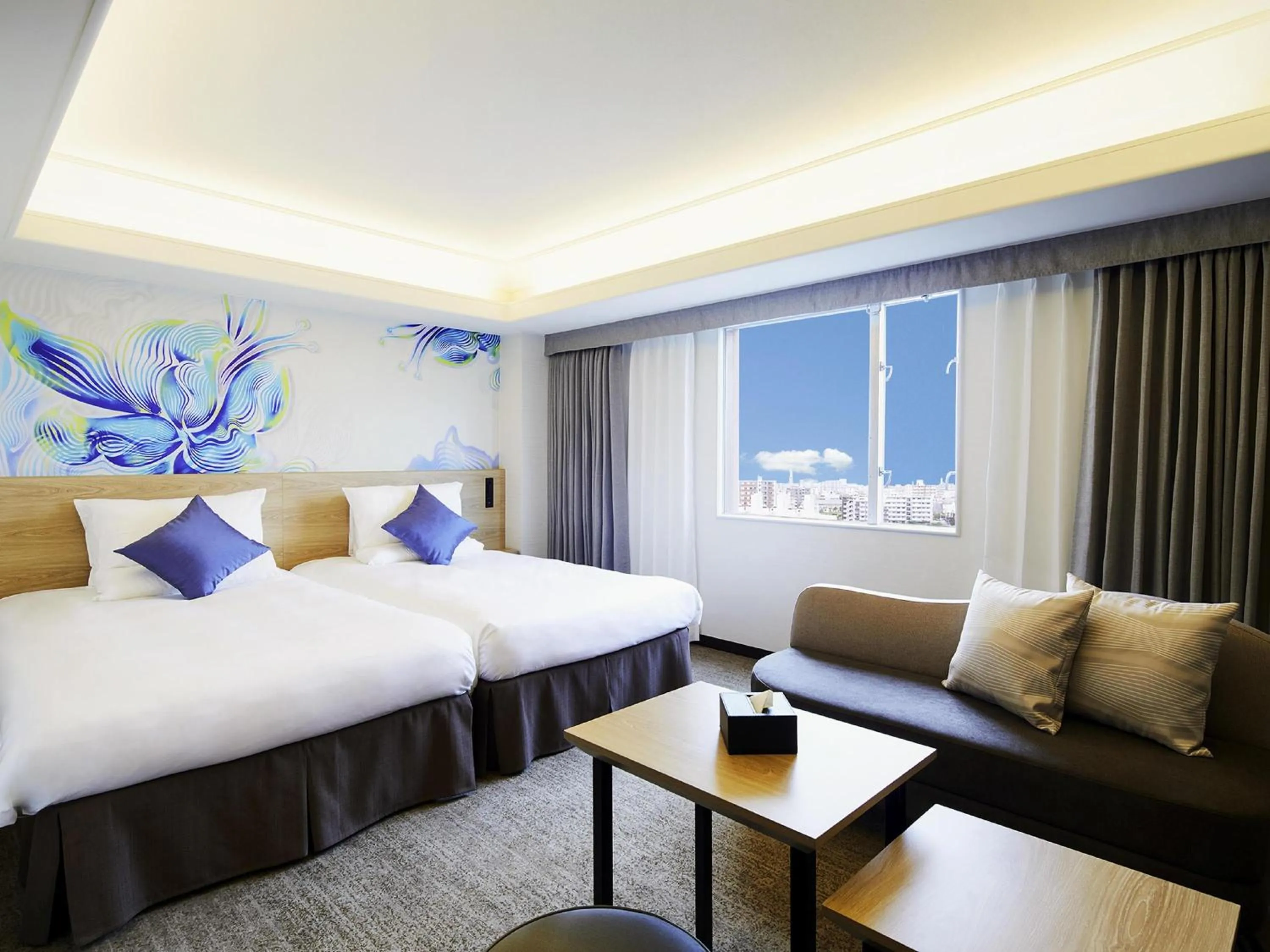 Bedroom, Bed in Novotel Okinawa Naha