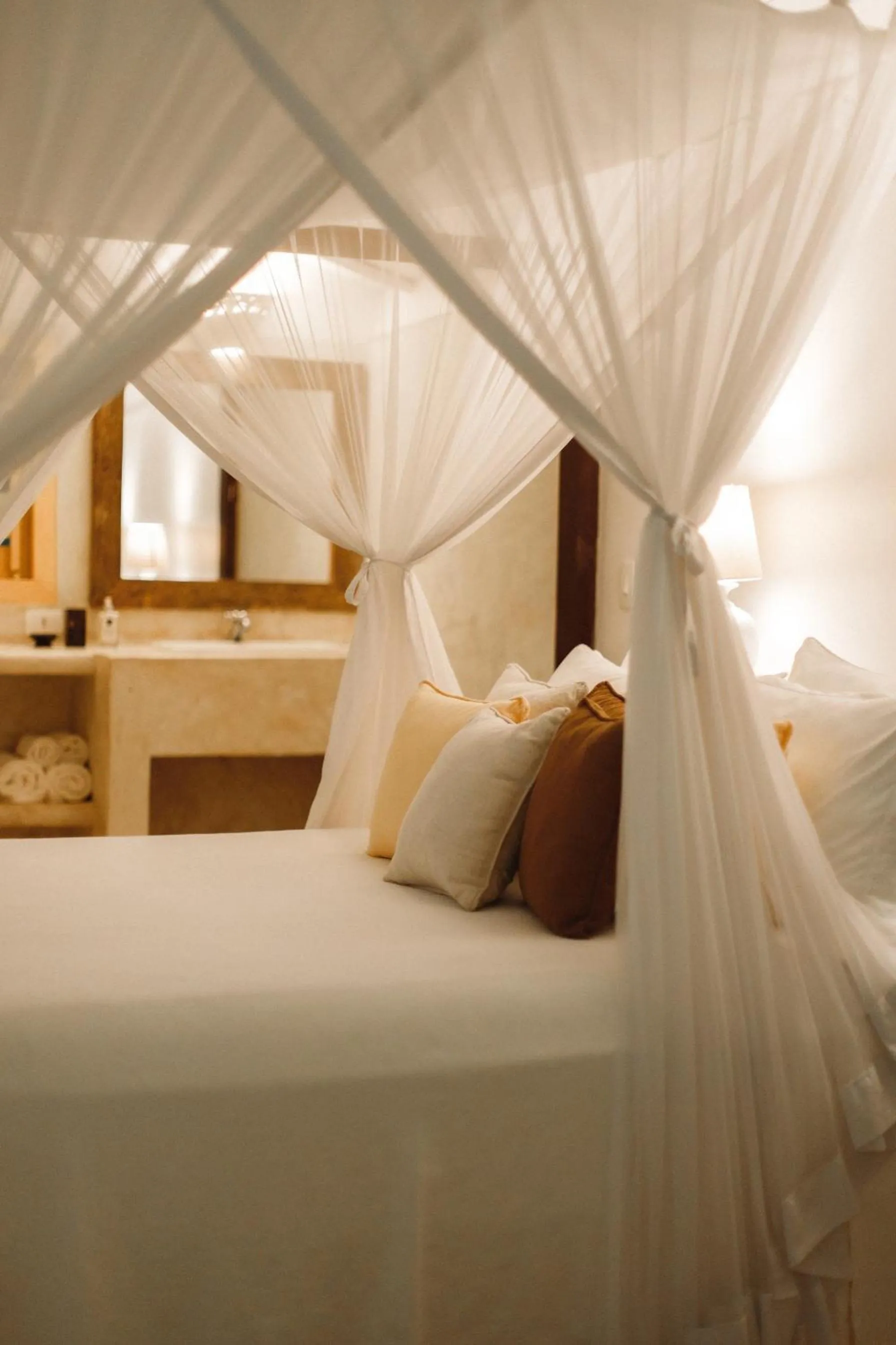 Bed in Pousada Lagoa