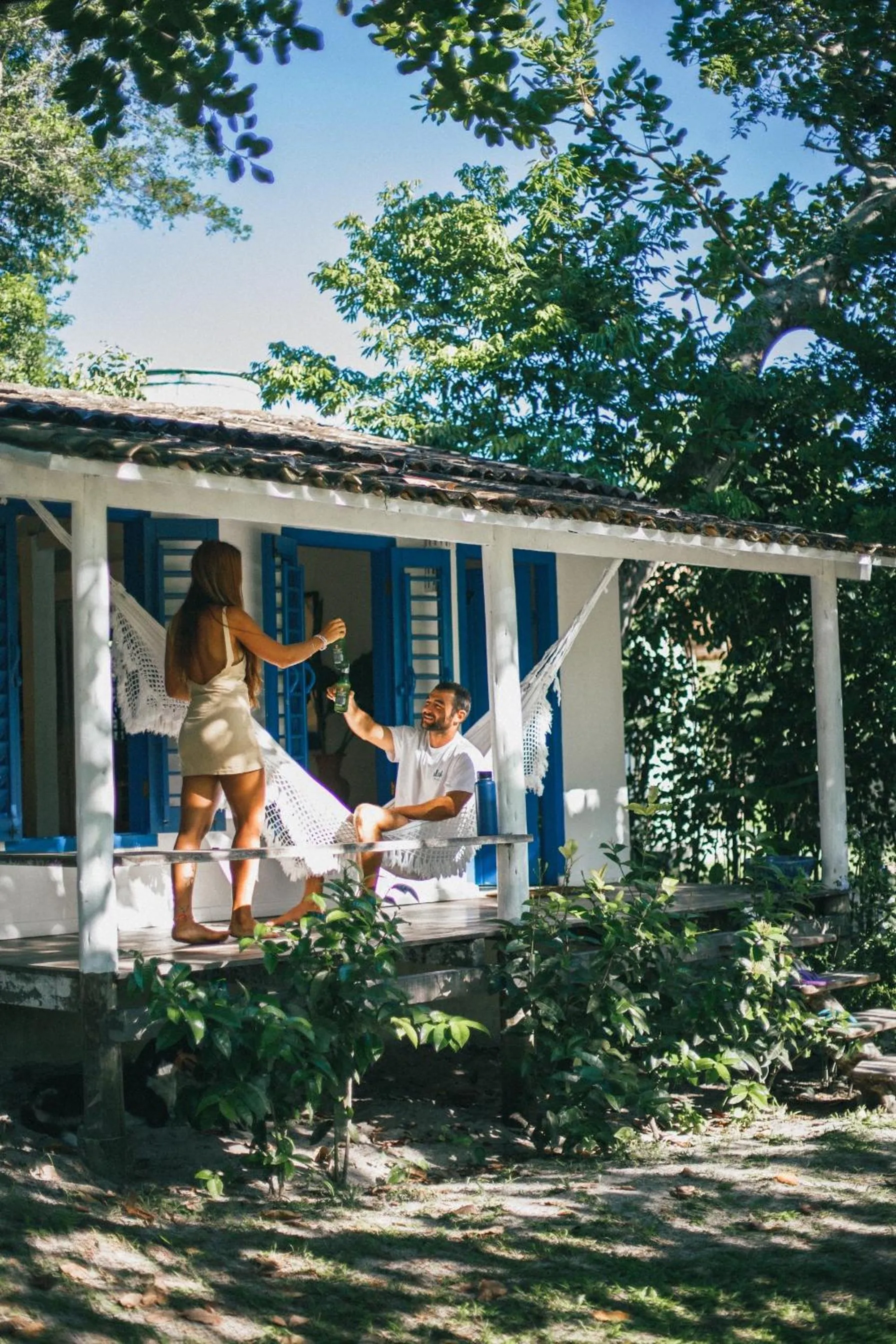 Patio in Pousada Lagoa
