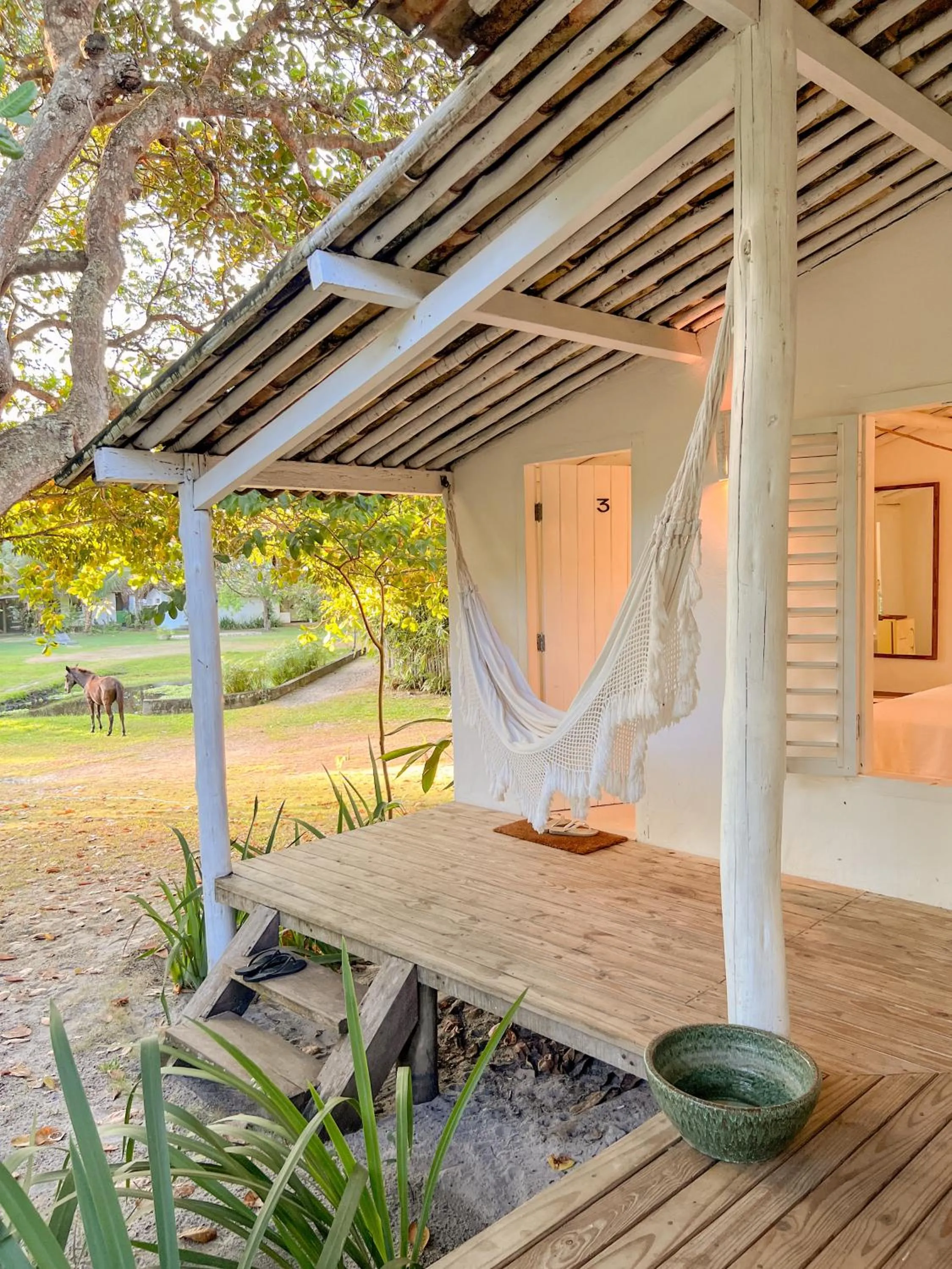 Patio in Pousada Lagoa