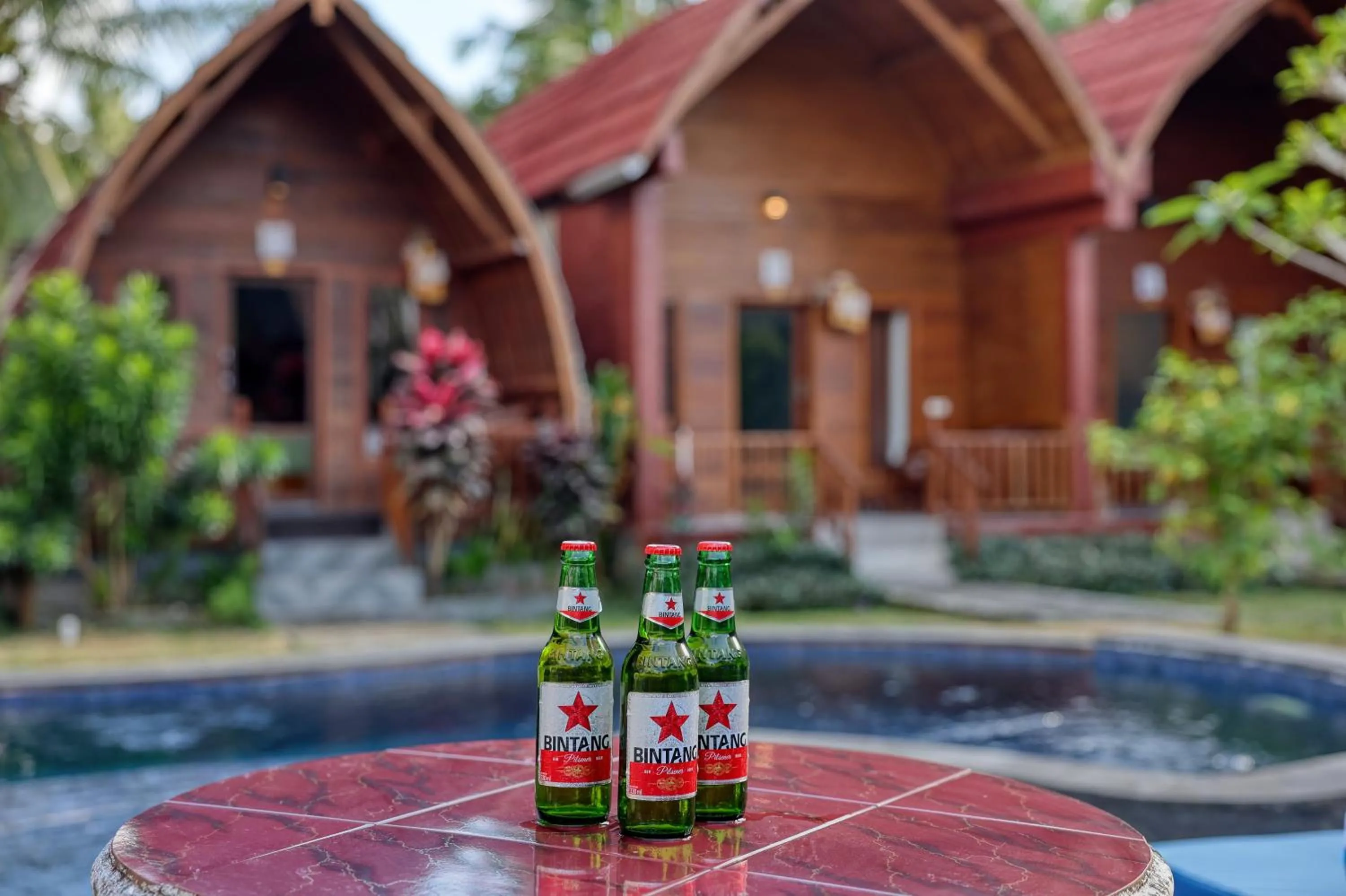 Swimming pool in Adi Bungalow Nusa Penida