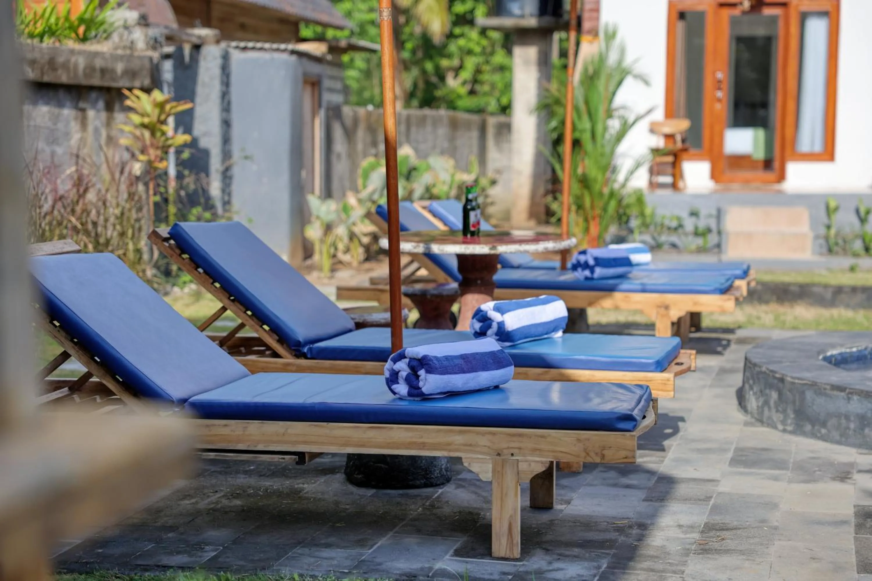 sunbed in Adi Bungalow Nusa Penida
