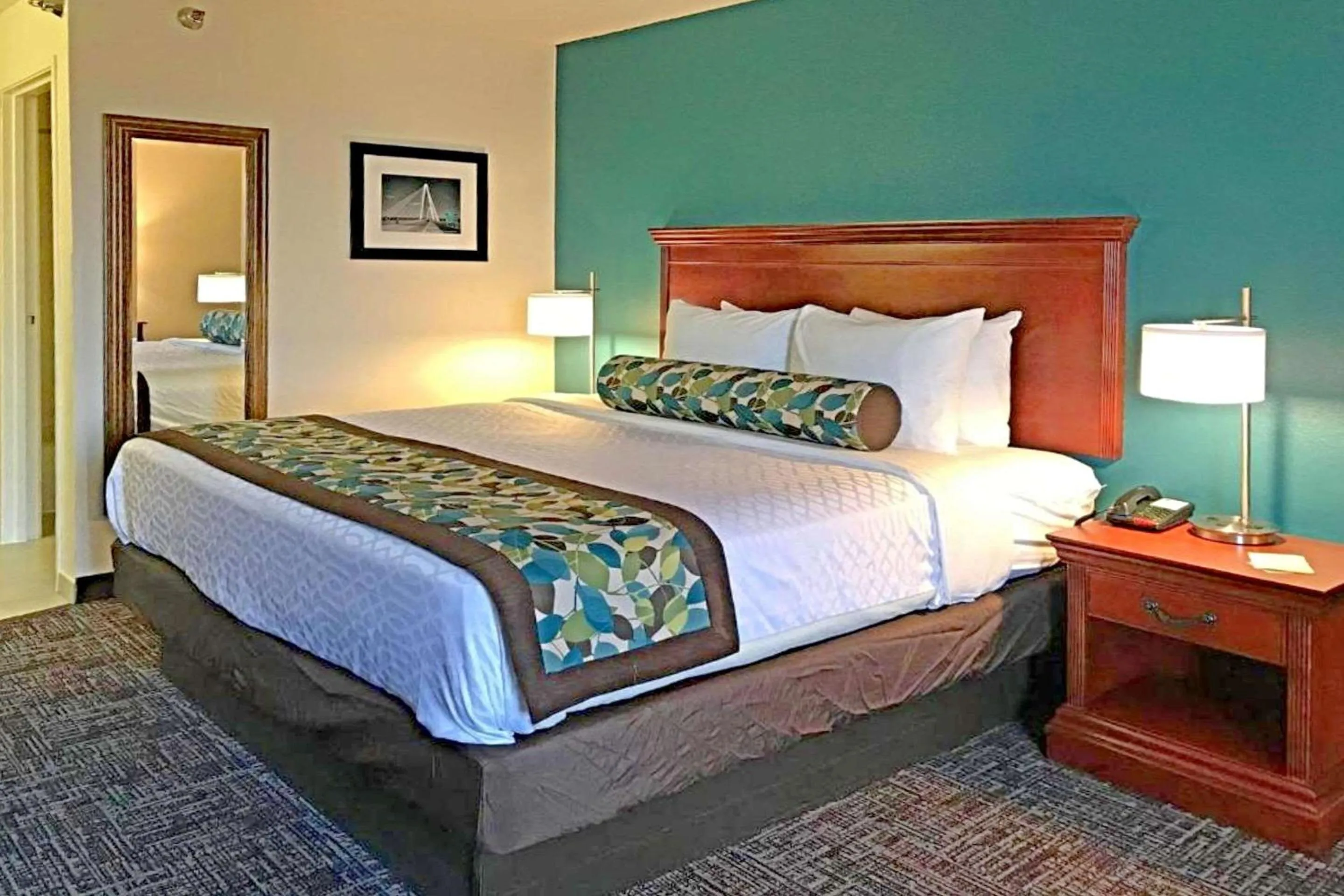 Bedroom in Rodeway Inn & Suites