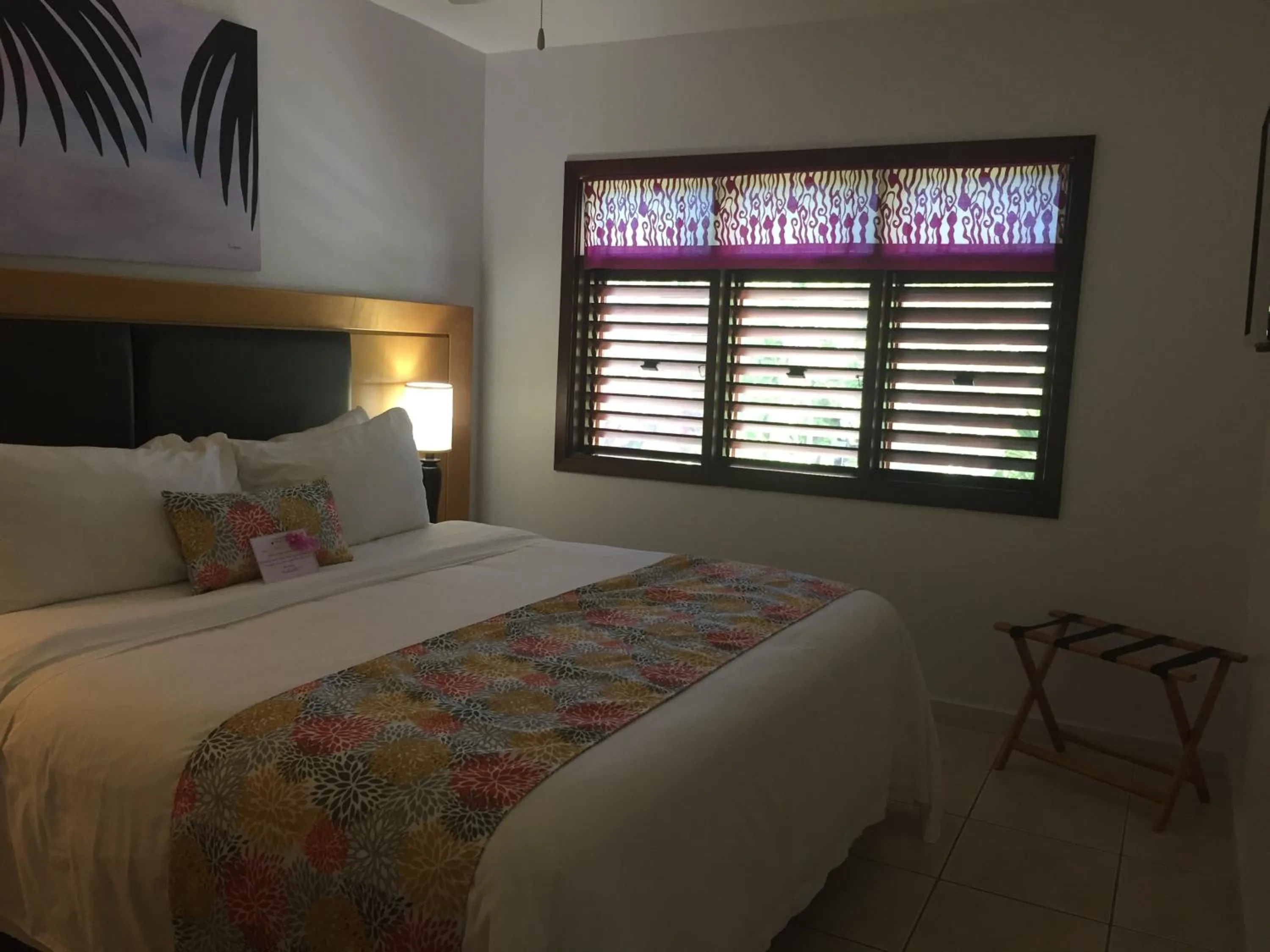 Bed in Buccaneer Beach Club