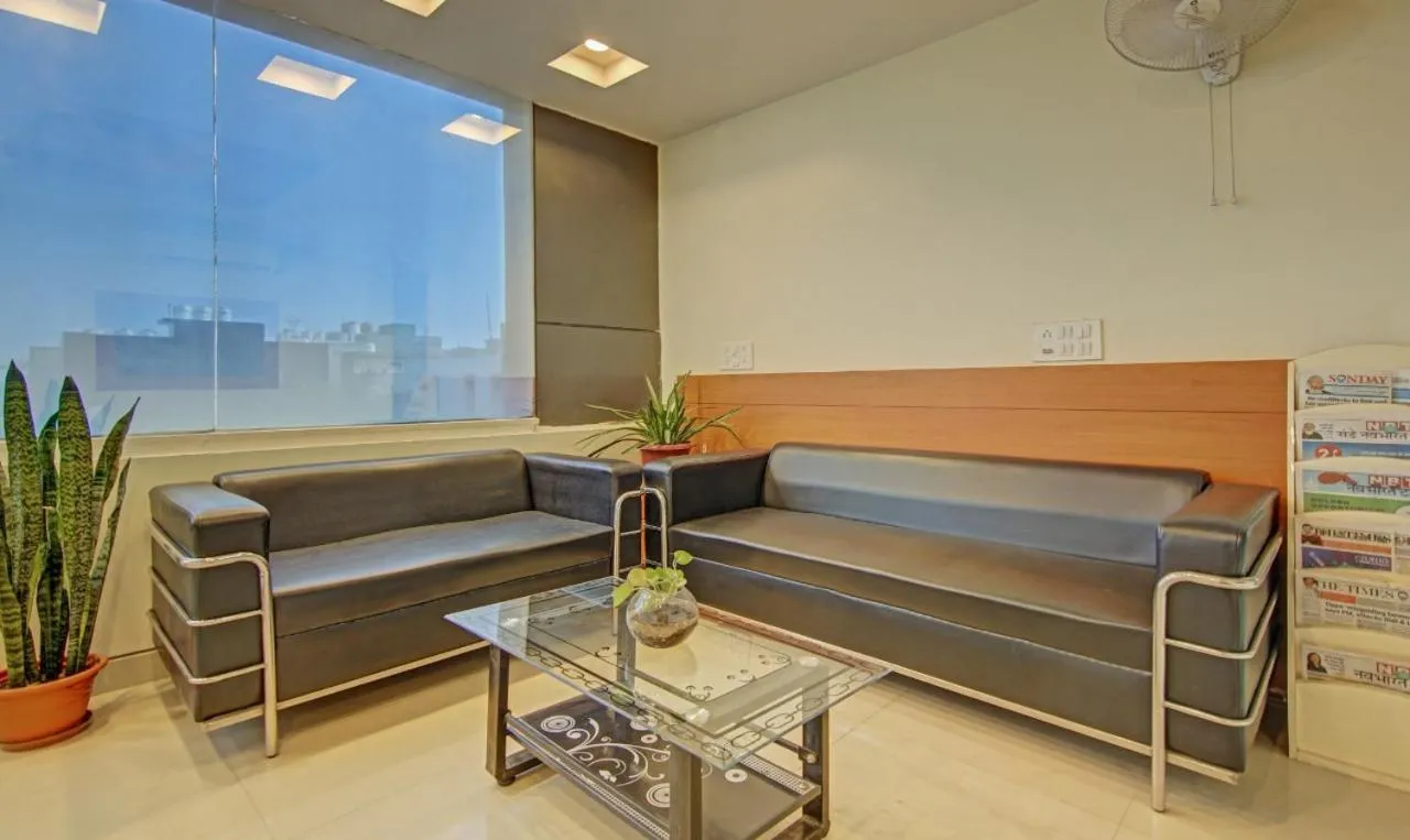 Seating area in Hotel TMS Residency