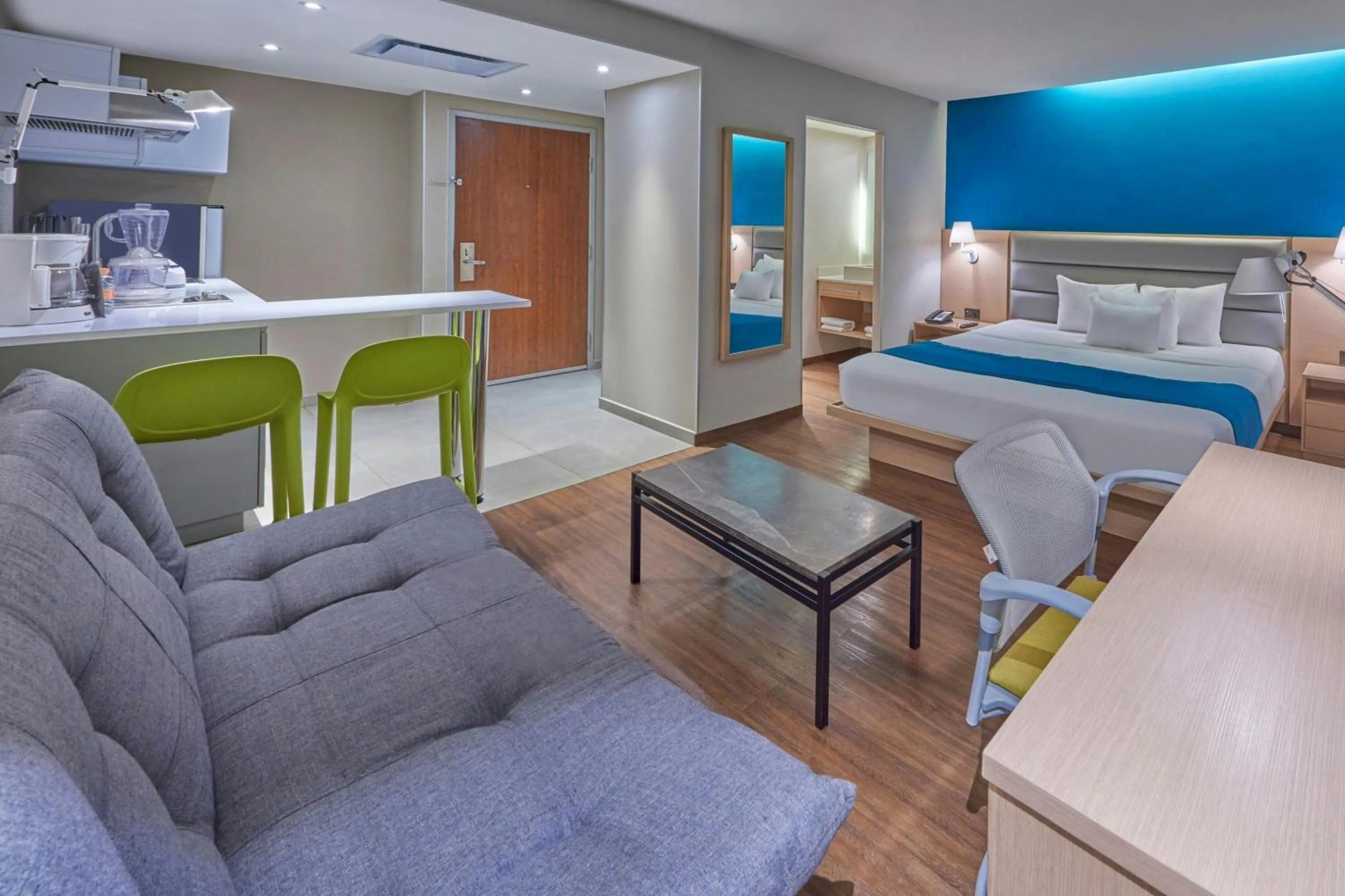 Bedroom, Bed in City Express by Marriott Playa del Carmen