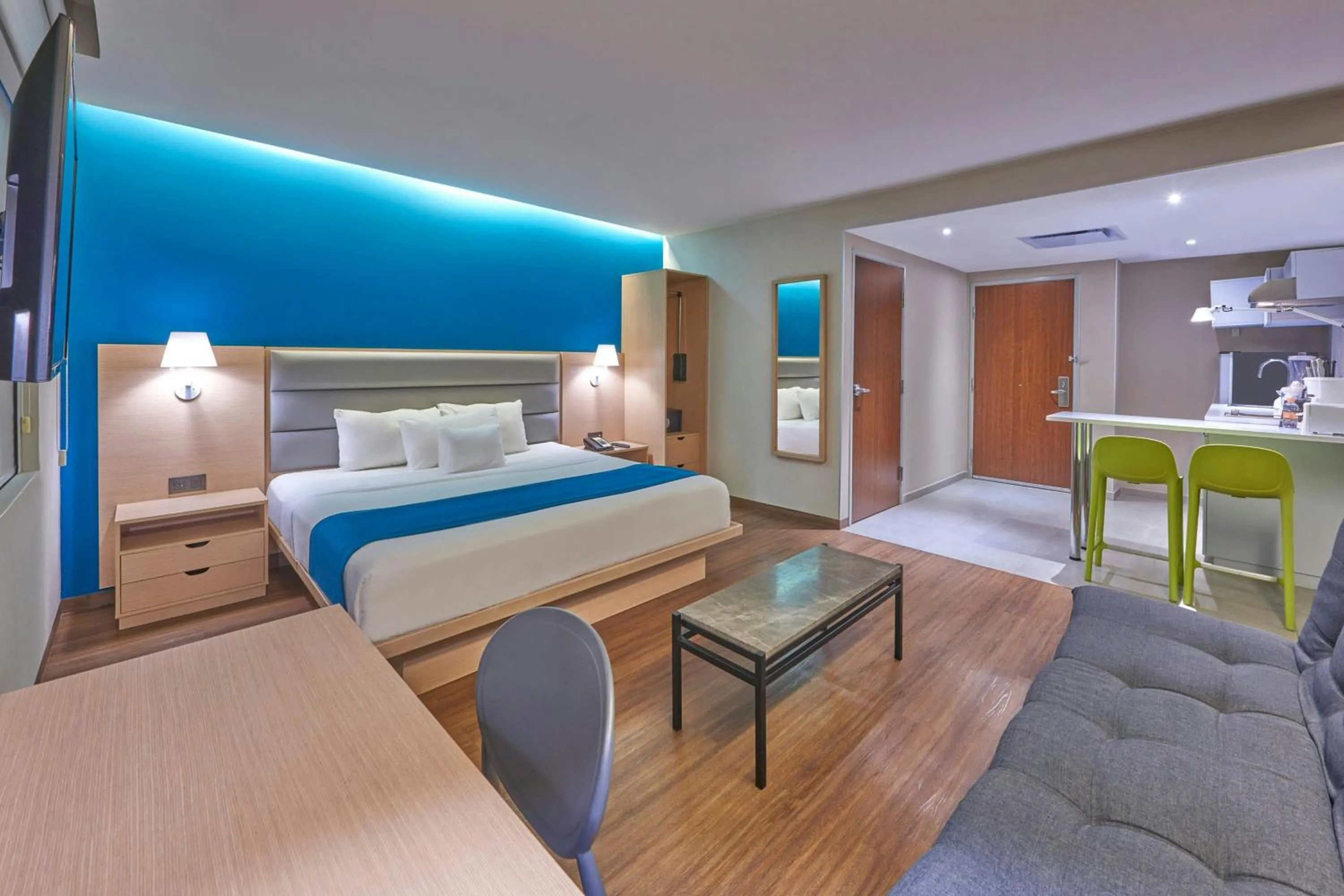 Bedroom, Bed in City Express by Marriott Playa del Carmen