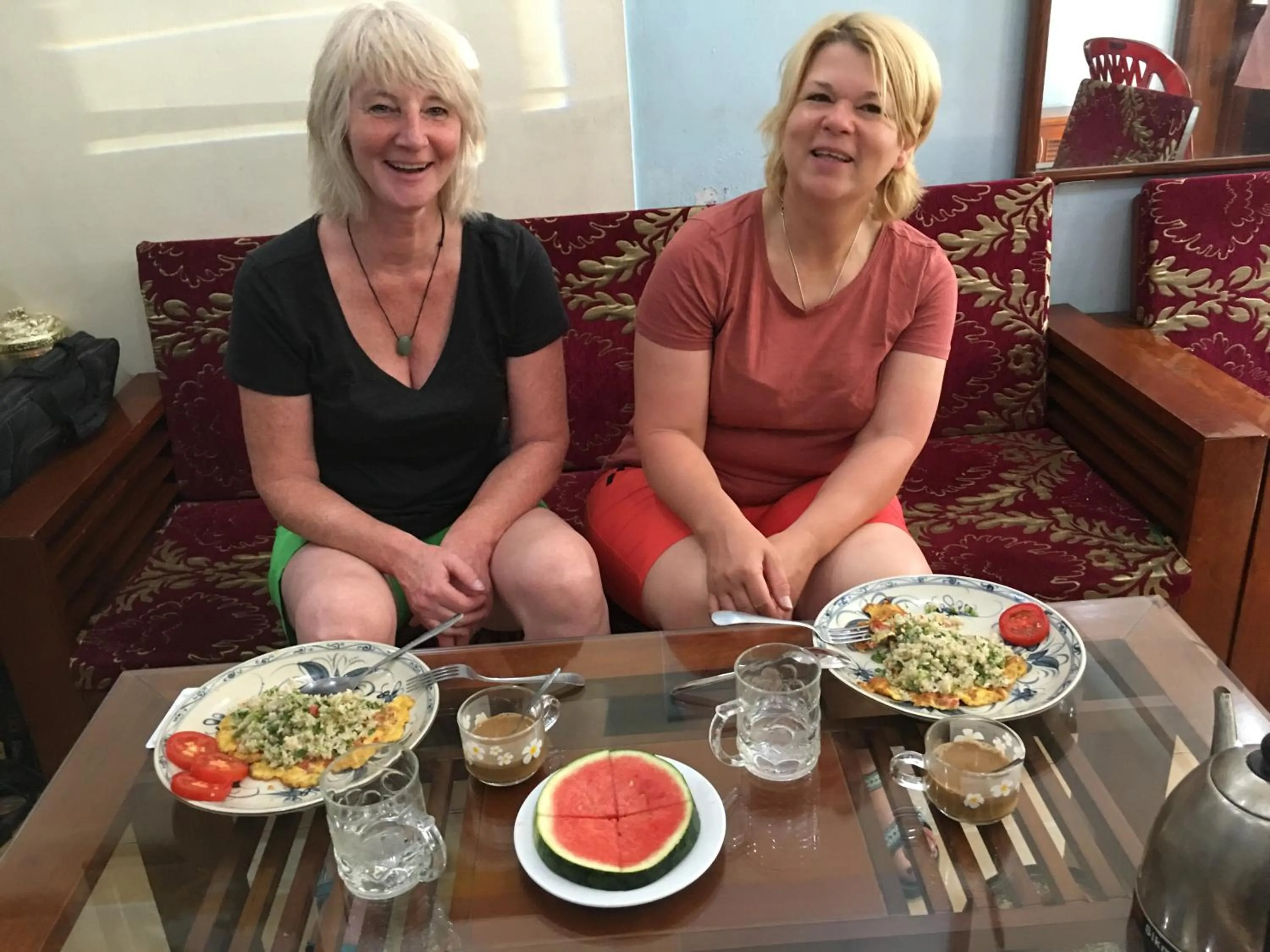 Asian breakfast in Halo Bay Homestay