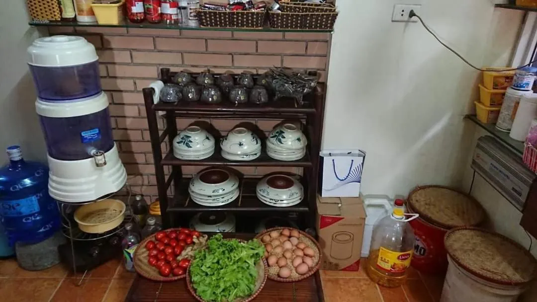 Kitchen or kitchenette in Halo Bay Homestay