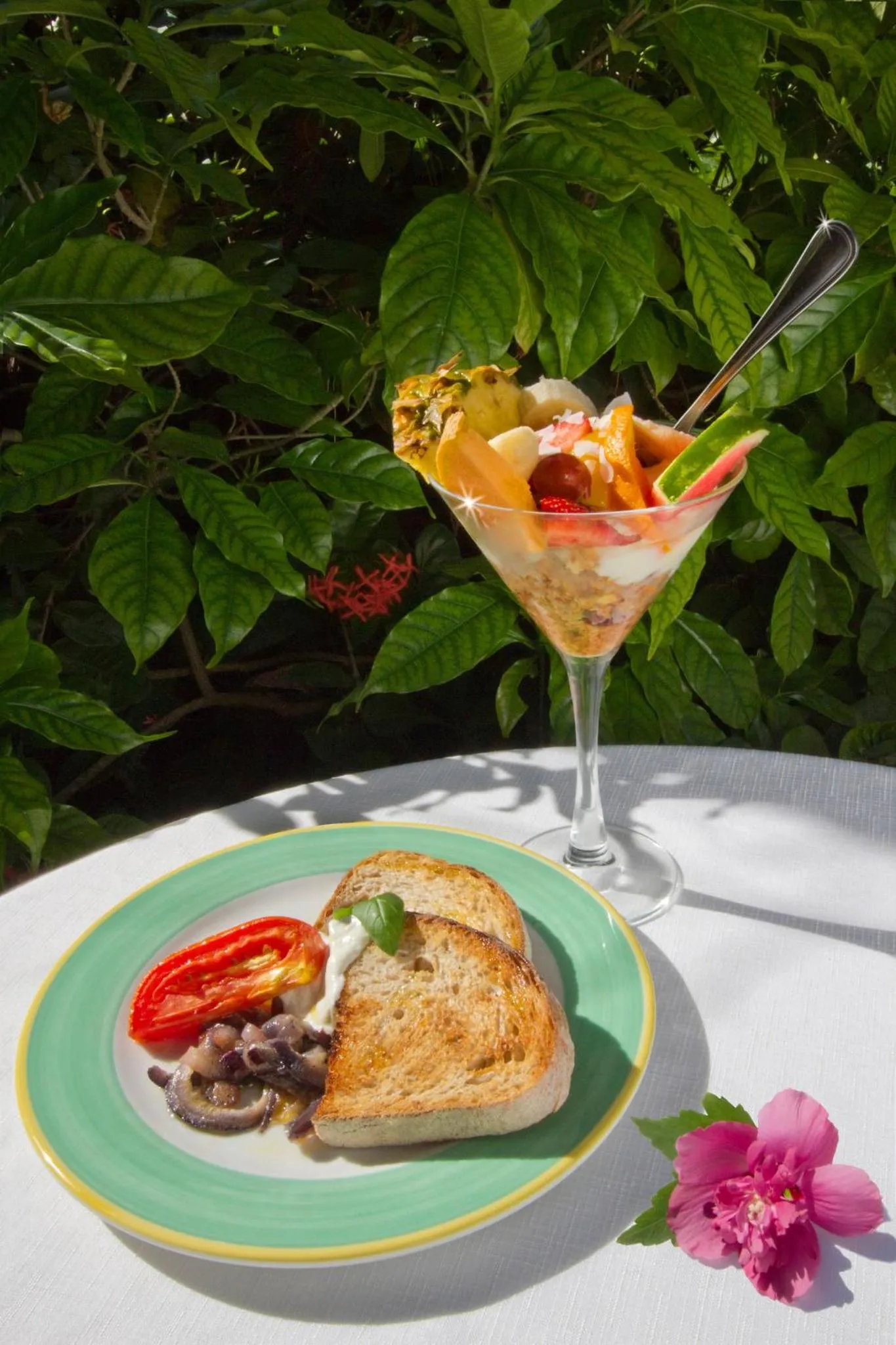 Food close-up in The Gardens Hotel