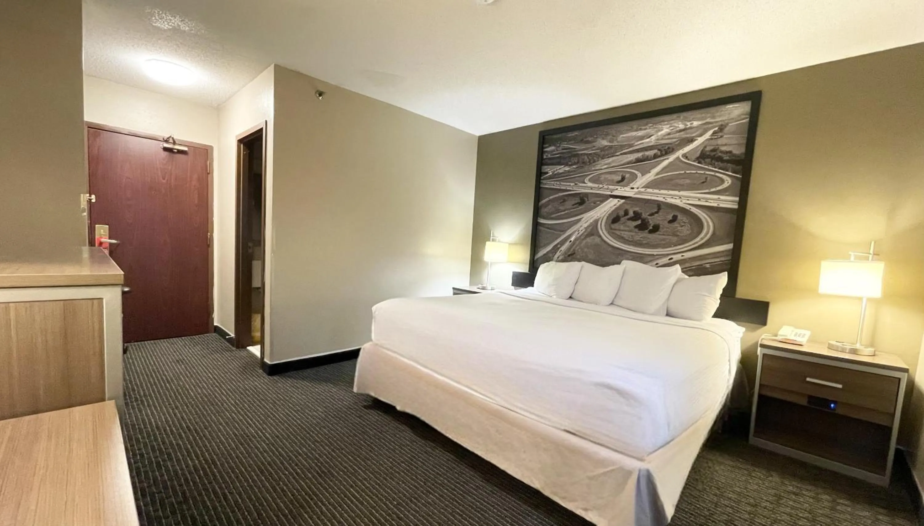 Bed in Super 8 by Wyndham St Charles