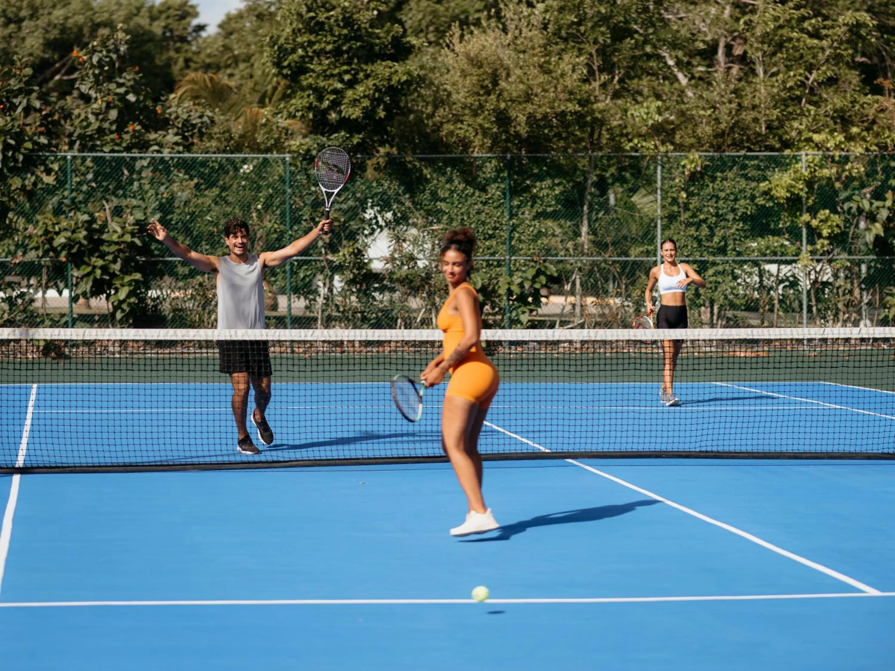 Tennis court in Grand Sirenis Riviera Maya Resort & Spa All Inclusive