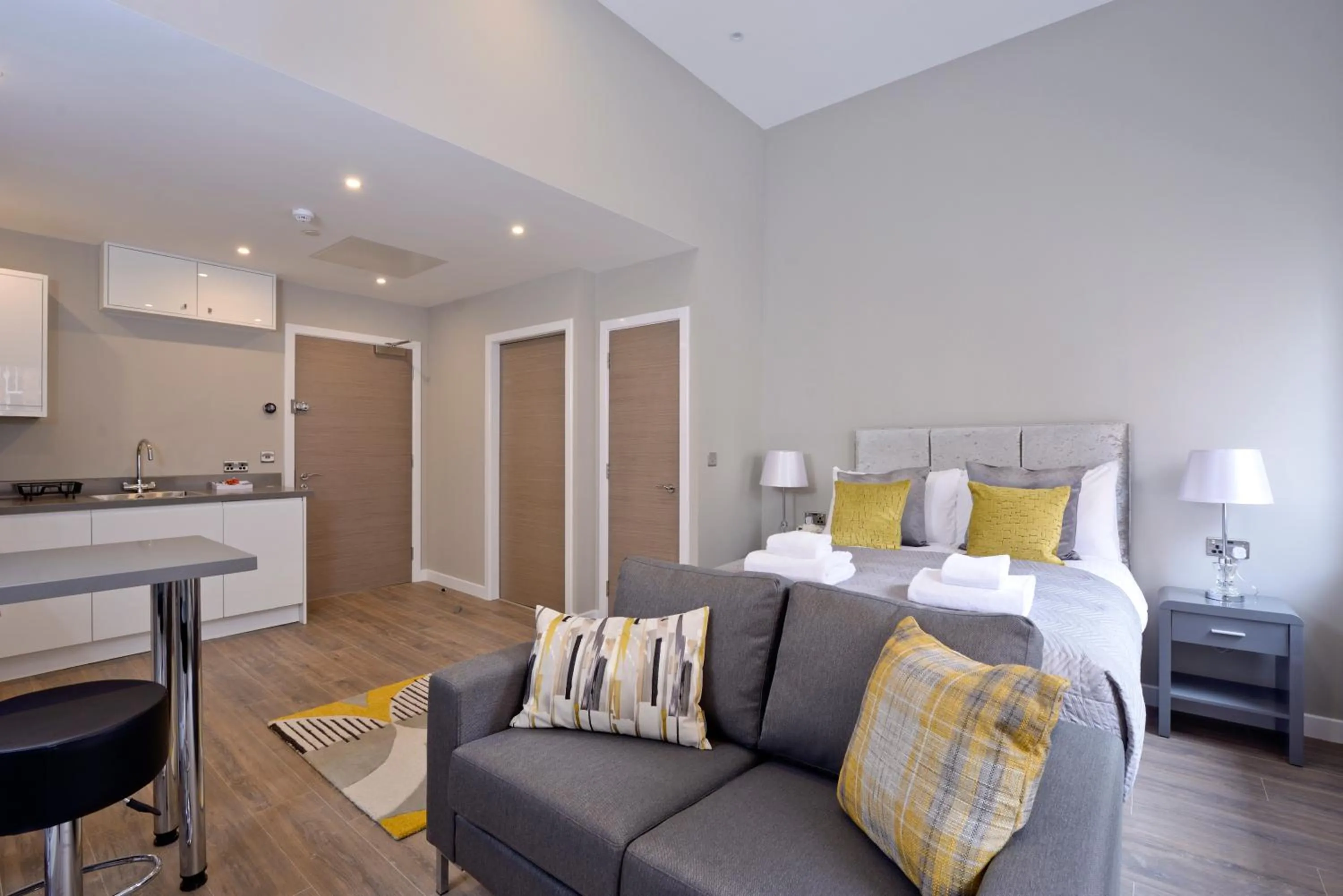 Bed in Nelson Mandela Place Apartments