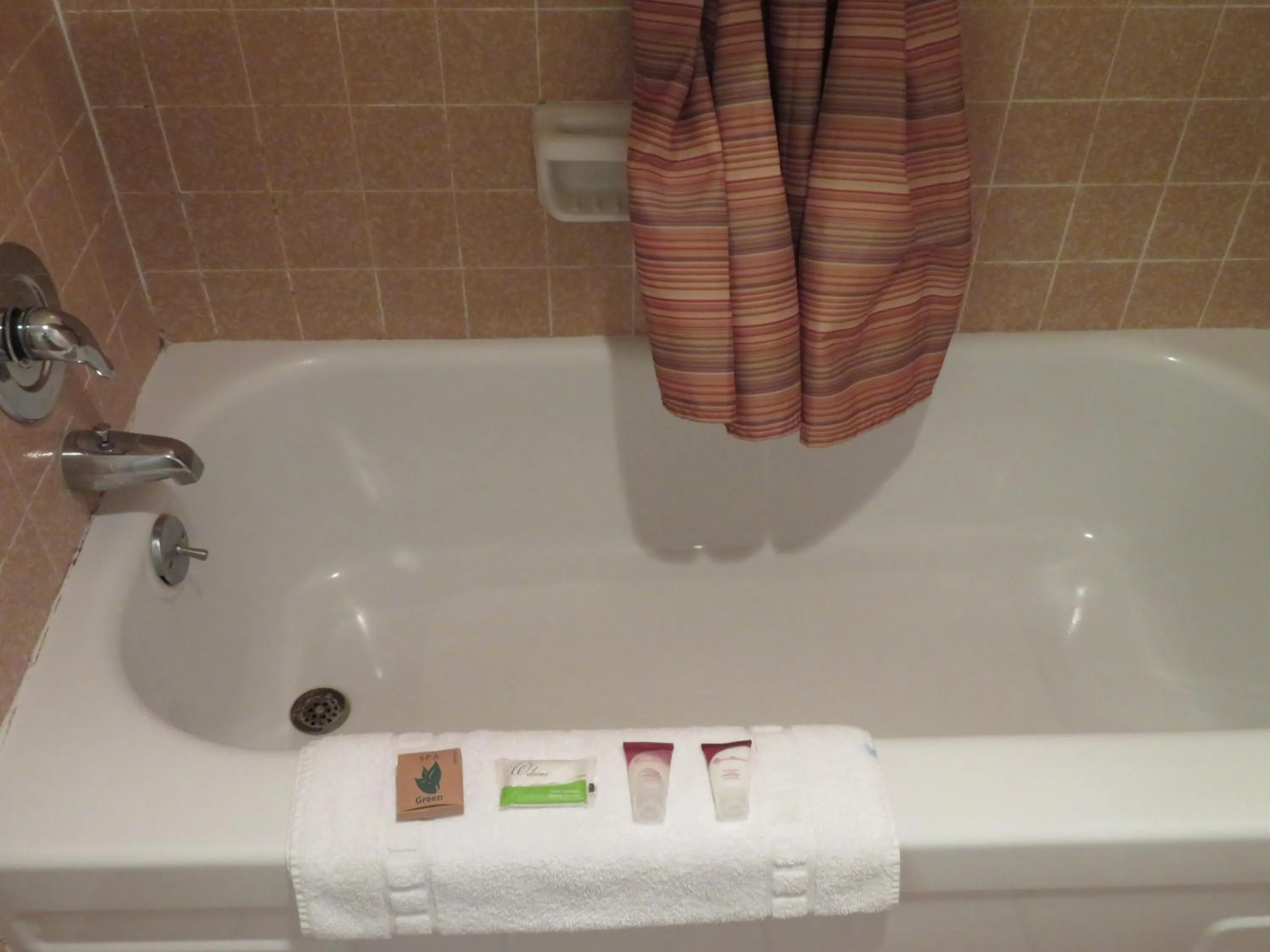 Shower in Royal Crest Motel