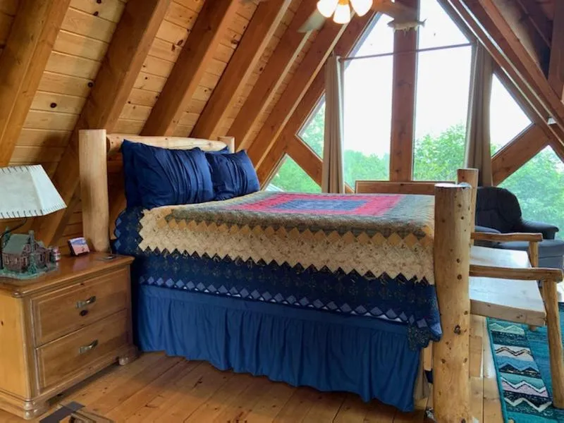 Bed in Alaska Adventure Cabins