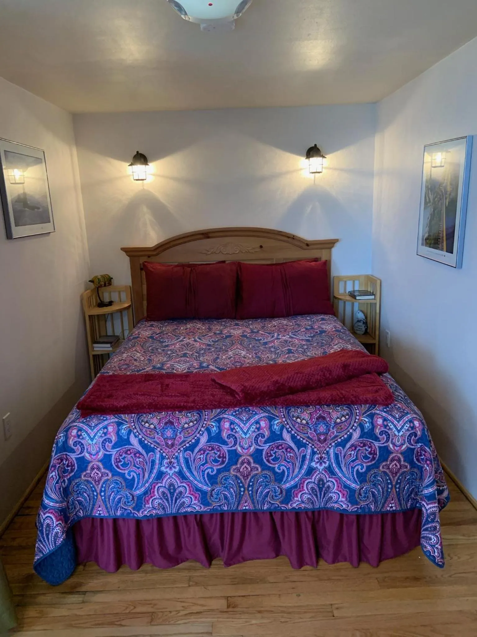 Bed in Alaska Adventure Cabins