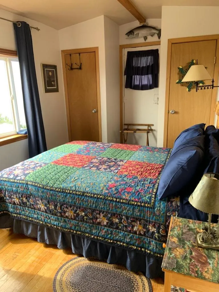 Bed in Alaska Adventure Cabins