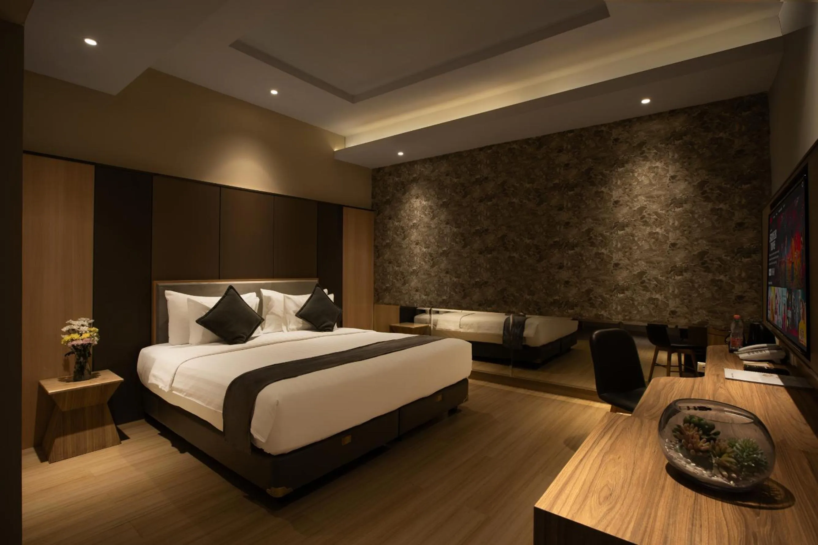 Bedroom, Bed in Grand Orchardz Hotel Kemayoran Jakarta